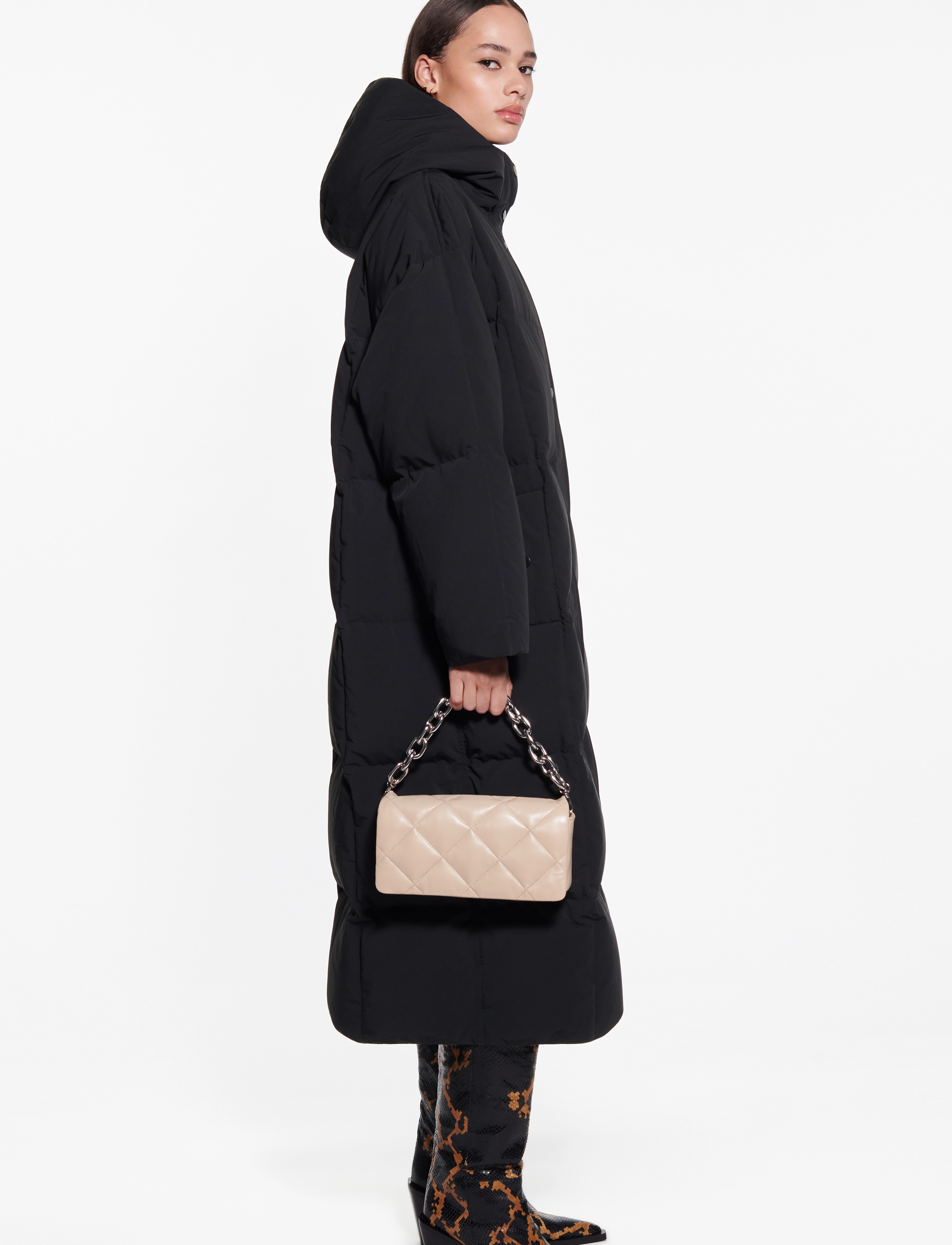 Stand Studio - Nylah Coat - dun- & vadderade jackor - black - 3