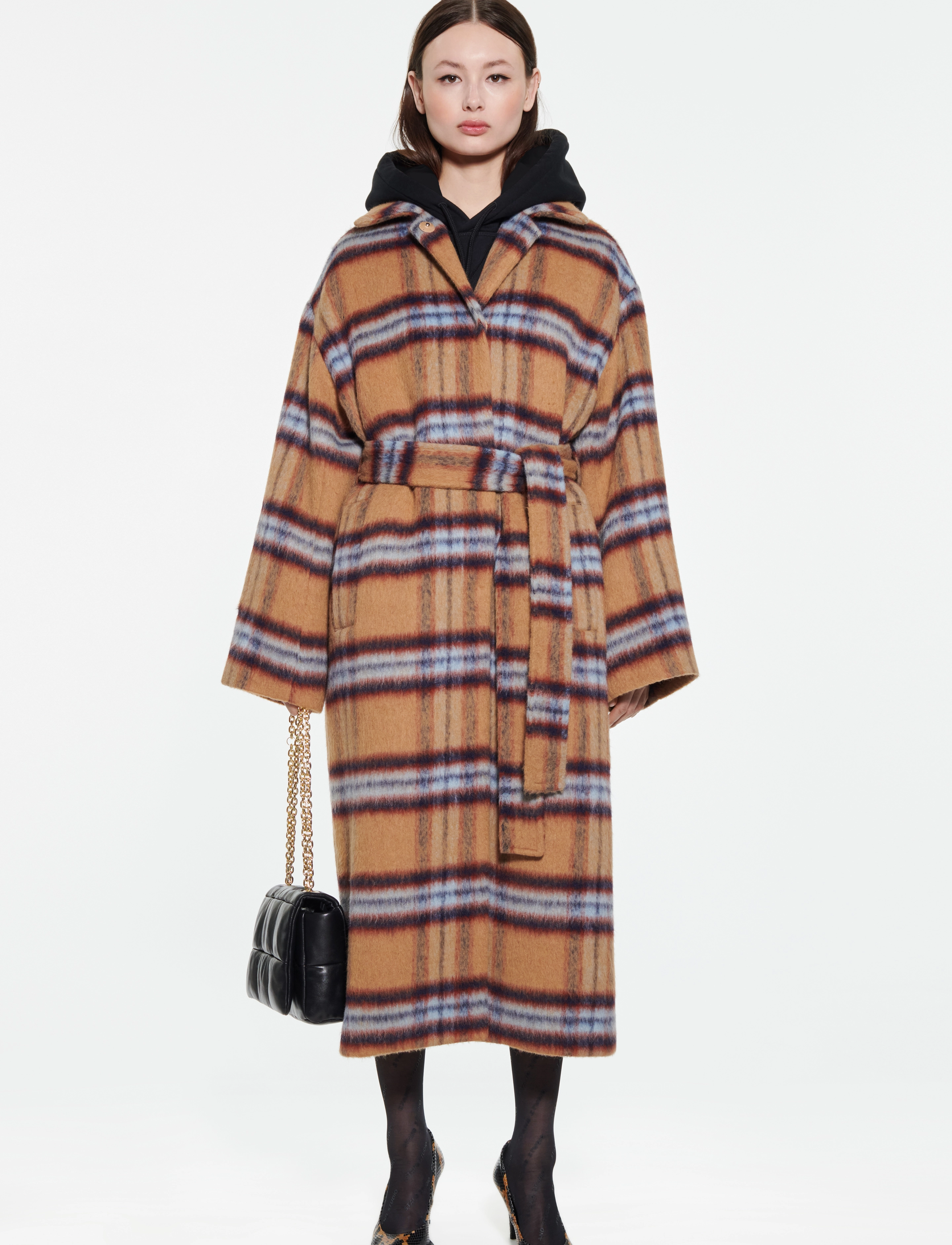 Stand Studio - Aubrie Coat - check - 2