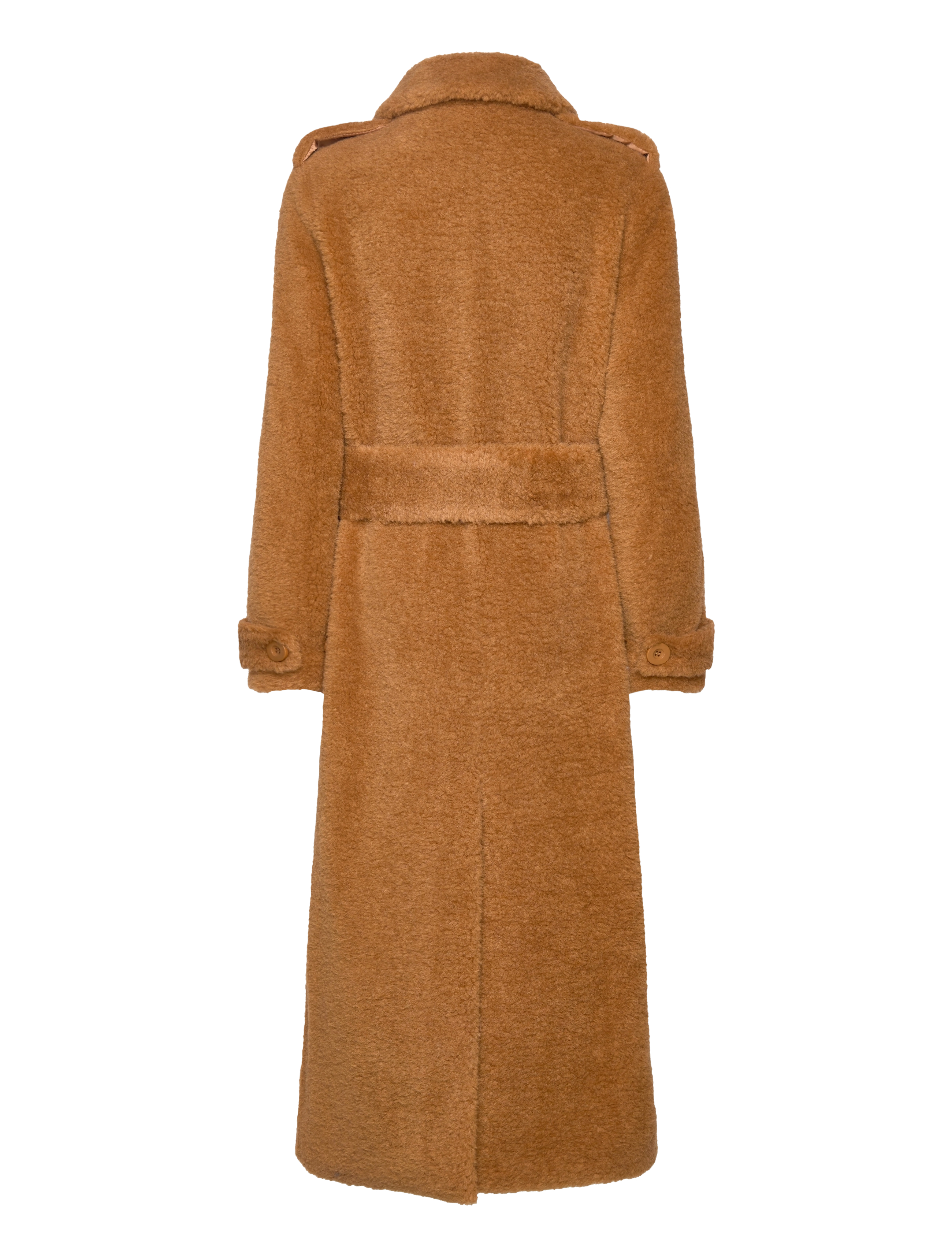 Stand Studio - Towa Faux Fur Trench - nougat - 2