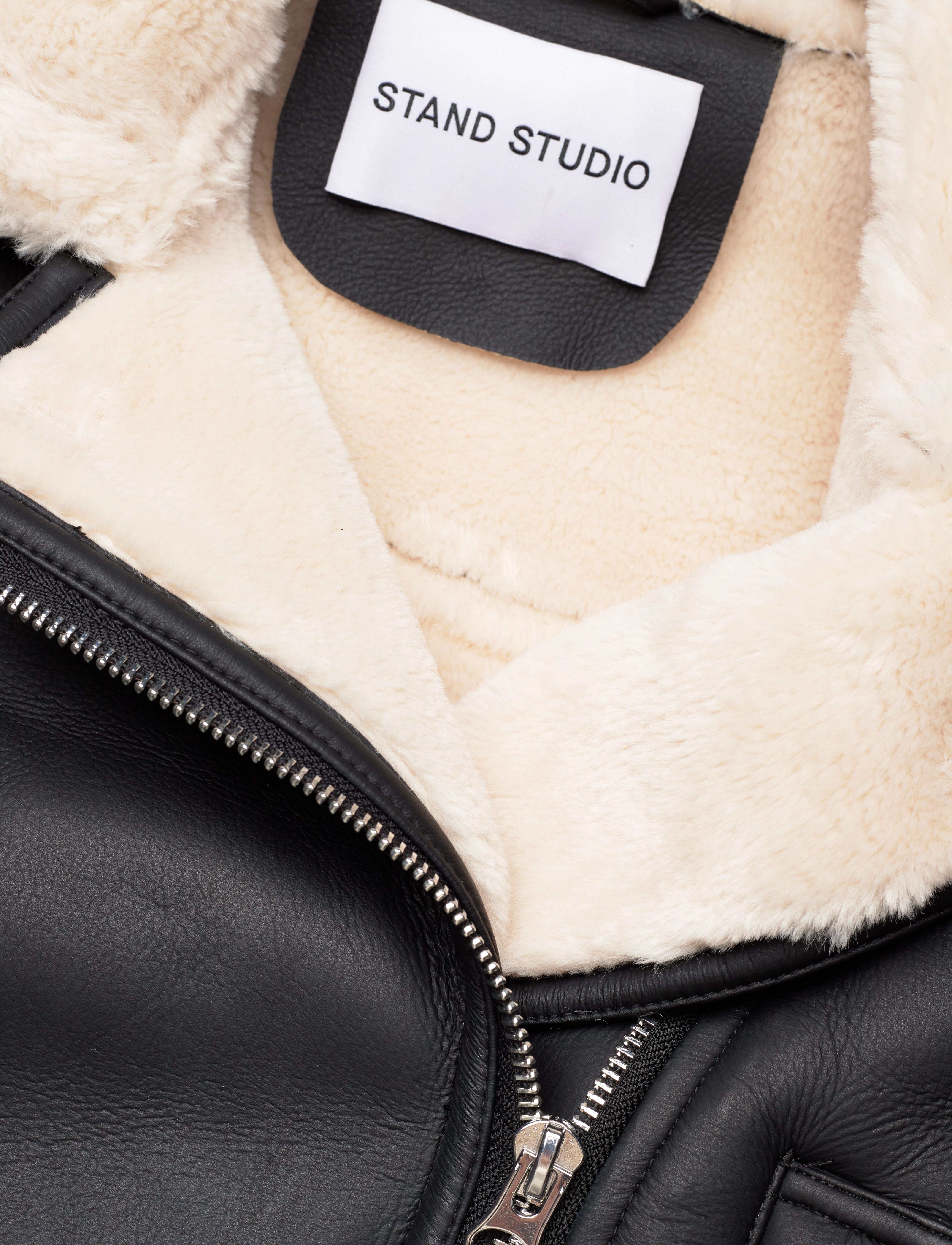Stand Studio - Evie Jacket - black/off white - 3