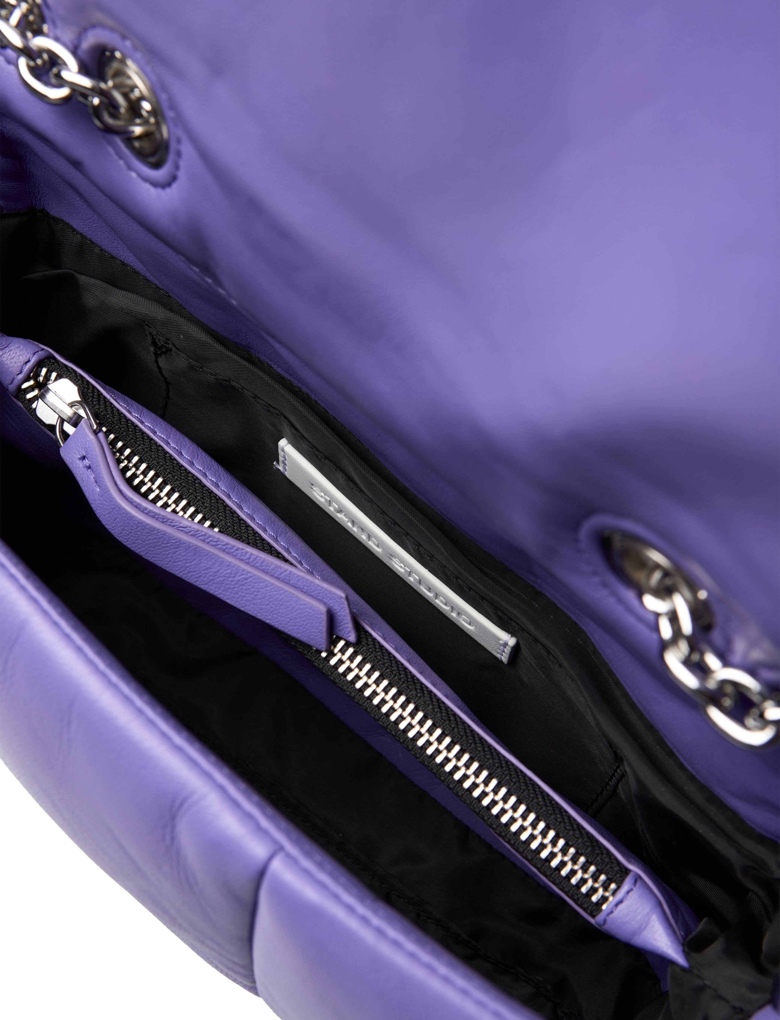 Stand Studio - Holly Bag - dark lavender/silver - 4