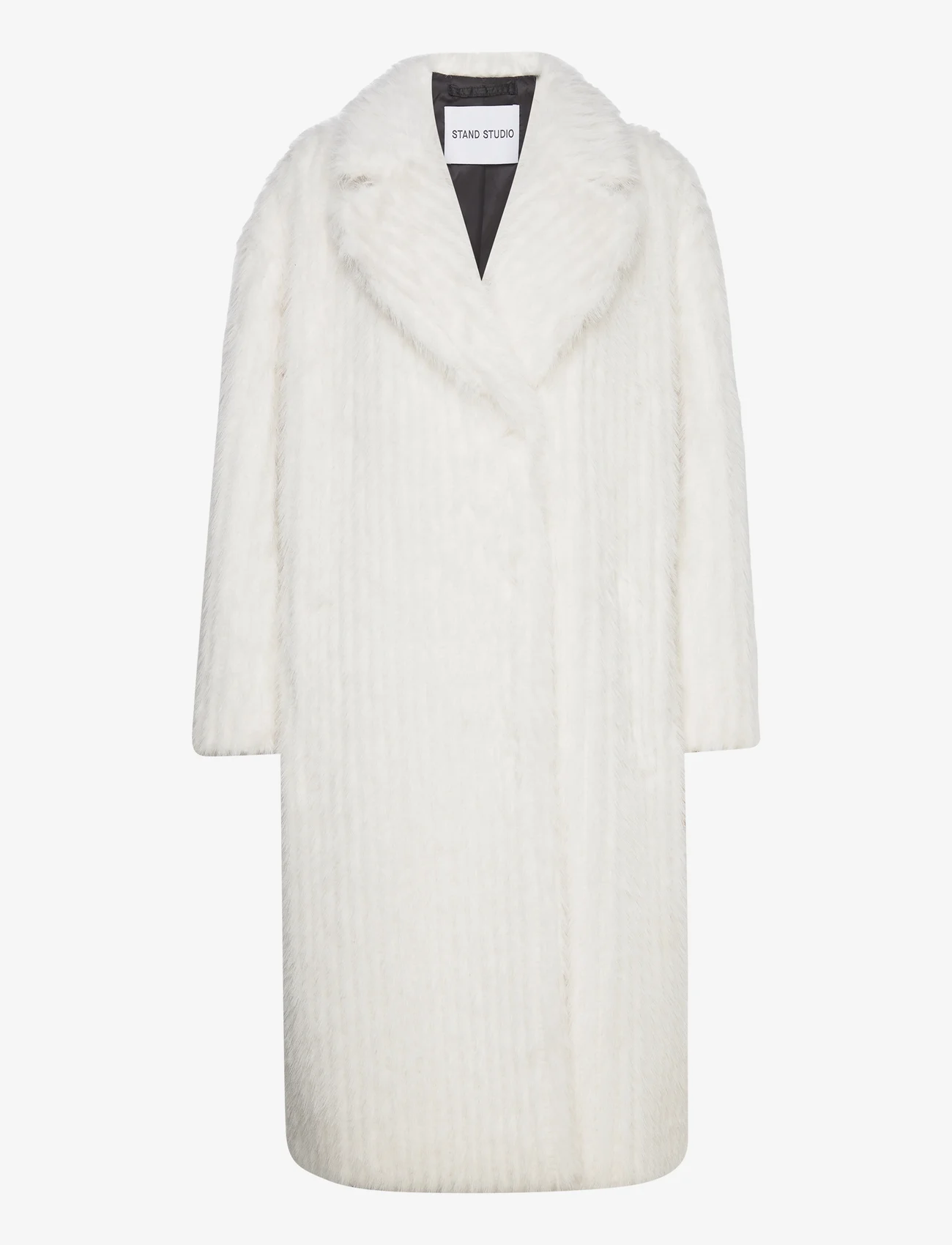 Stand Studio - Genevieve Coat - faux fur jakker - off white - 1