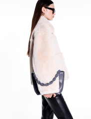 Stand Studio - Xena Jacket - winter coats - off white/tan - 4