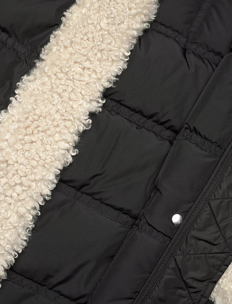 Stand Studio - Dorothy Coat - black/natural white - 4