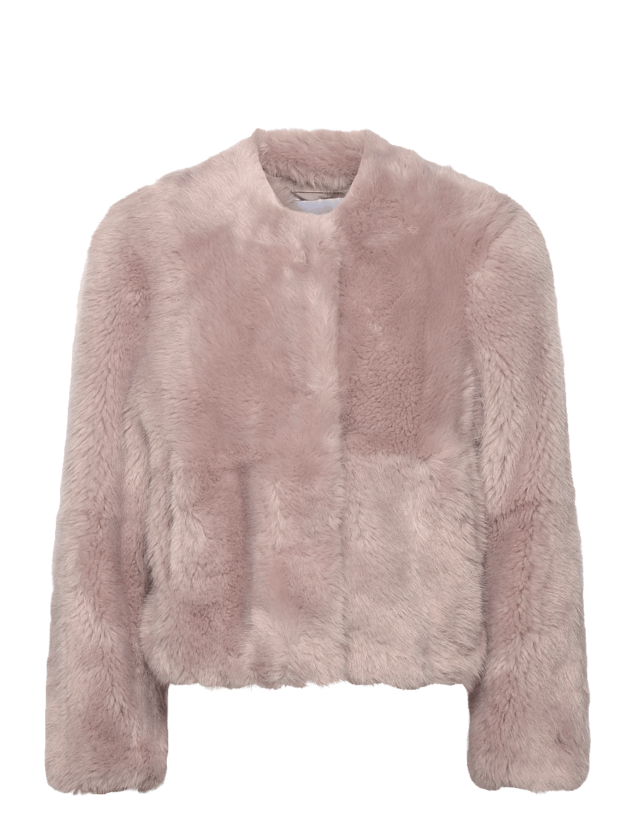 Stand Studio - Halle Jacket - faux fur - dusty rose - 0