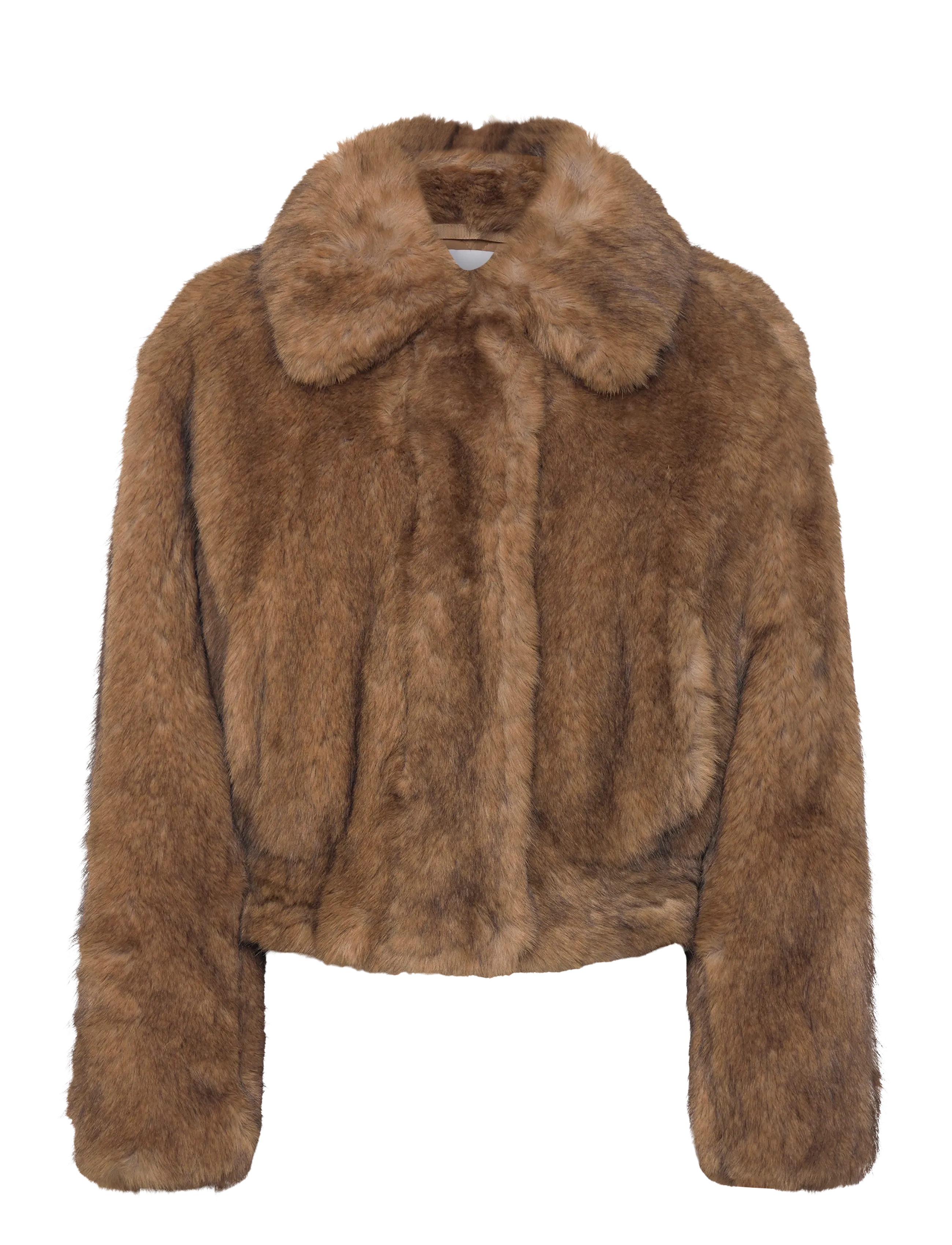 Stand Studio Lena Jacket, 42, Brown, Designere > Imiteret Pels, Dame