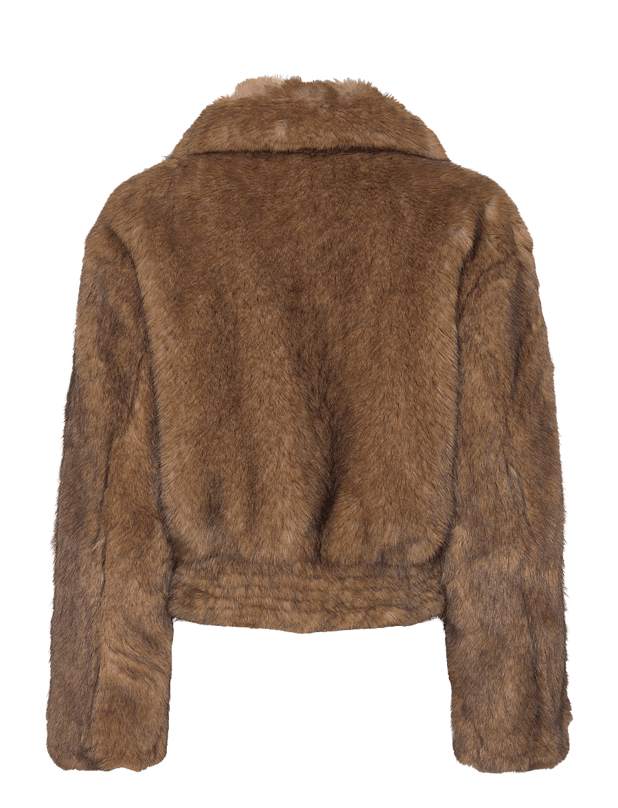 Stand Studio - Lena Jacket - faux fur - natural brown - 1