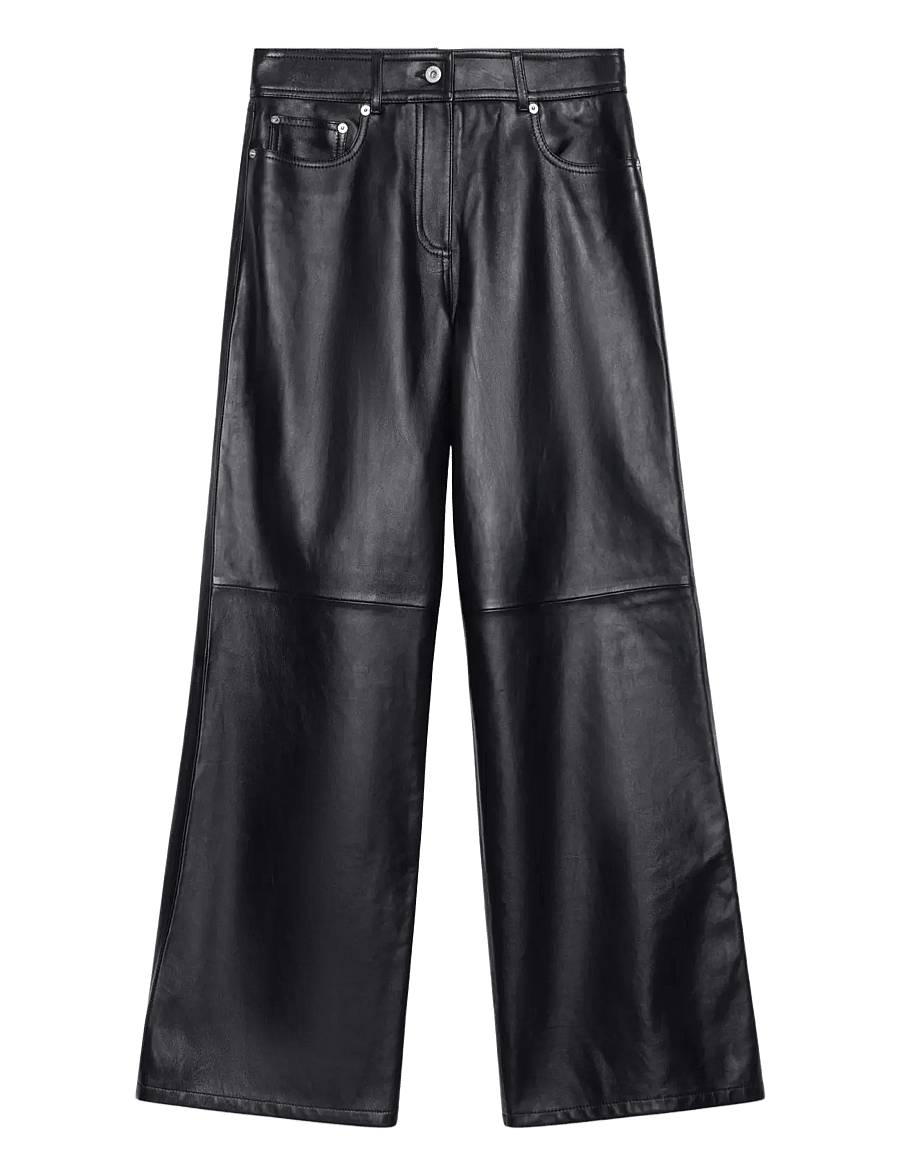 Stand Studio - Mylah Trousers - lederhosen - black - 0