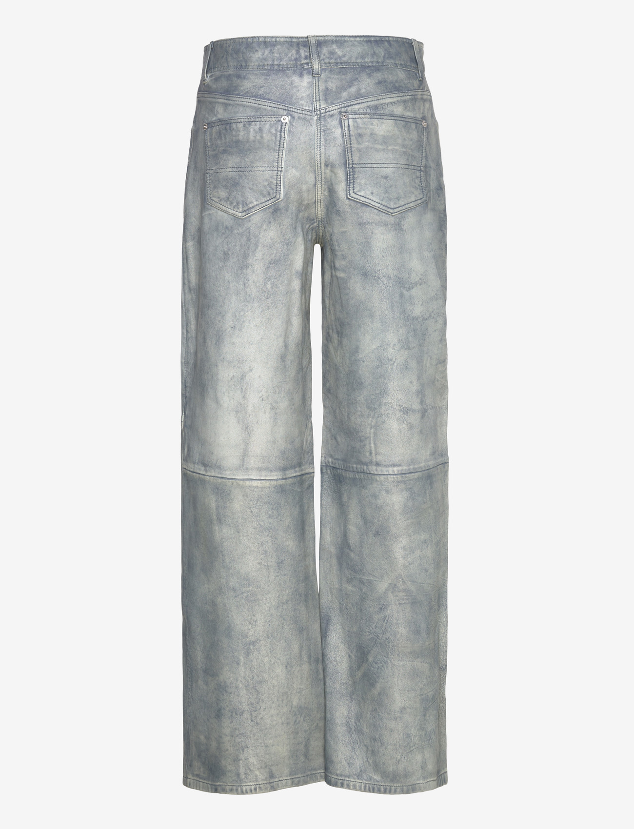 Stand Studio - Mylah Trousers - leather trousers - denim blue - 2