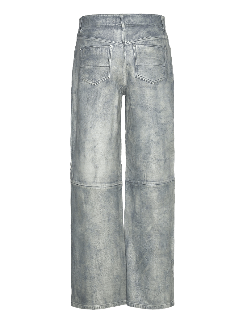 Stand Studio - Mylah Trousers - leather trousers - denim blue - 2