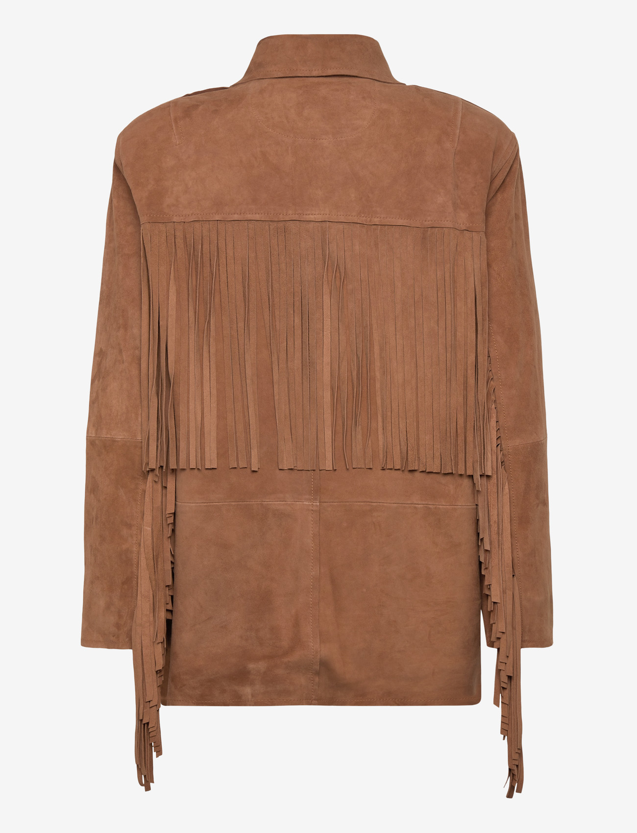 Stand Studio - Estee Fringe Jacket - frühlingsjacken - desert tan - 1
