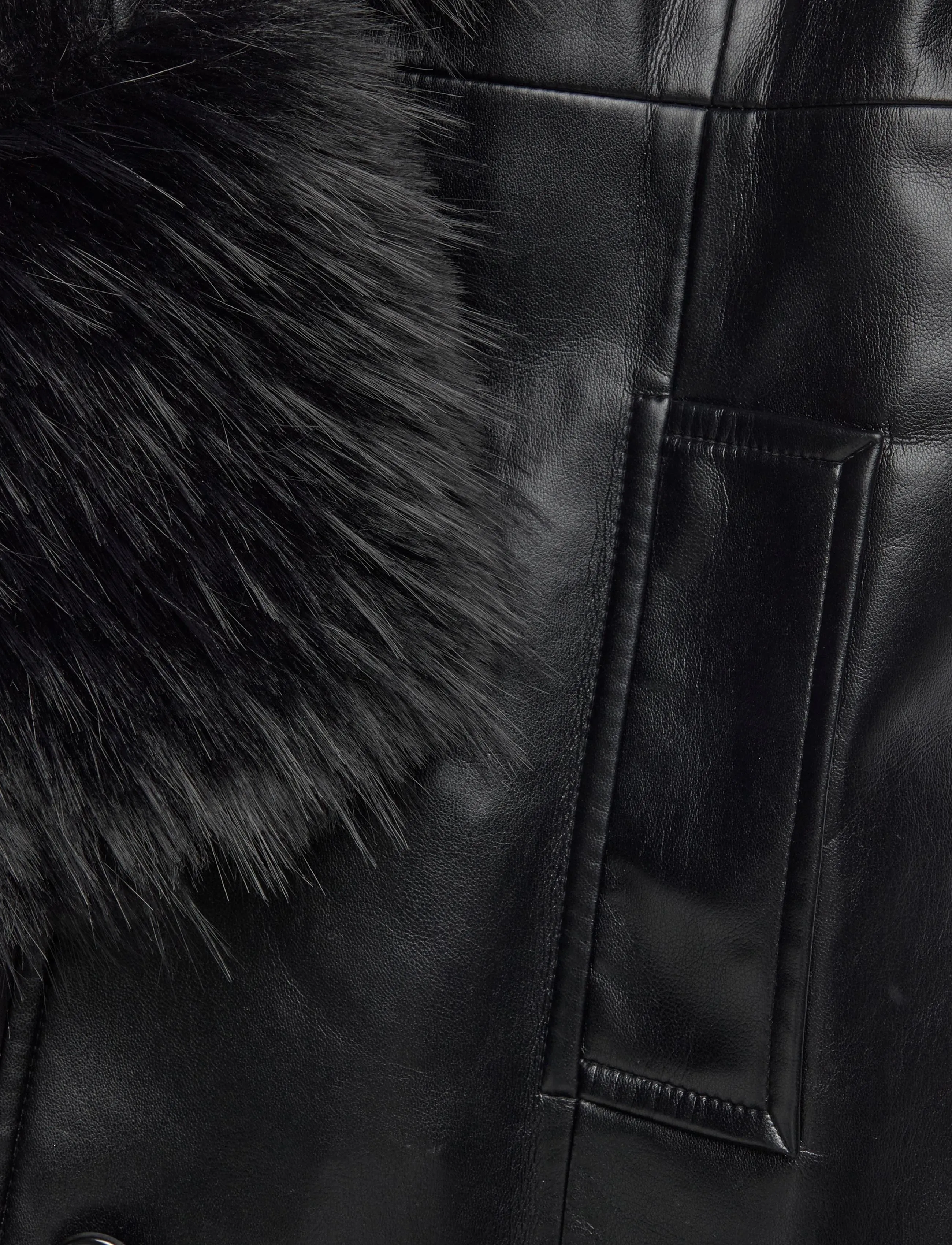 Stand Studio - Estella Coat - outerwear - black/black - 3