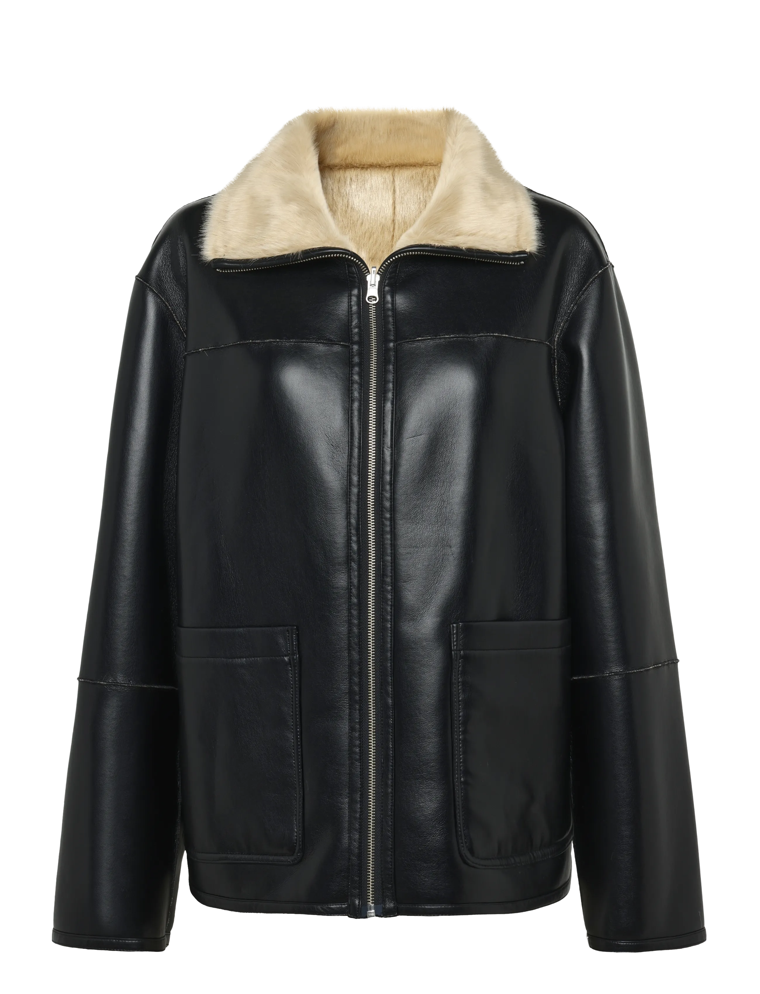 Stand Studio Brella Jacket - Kläder - BLACK/CREAM / black