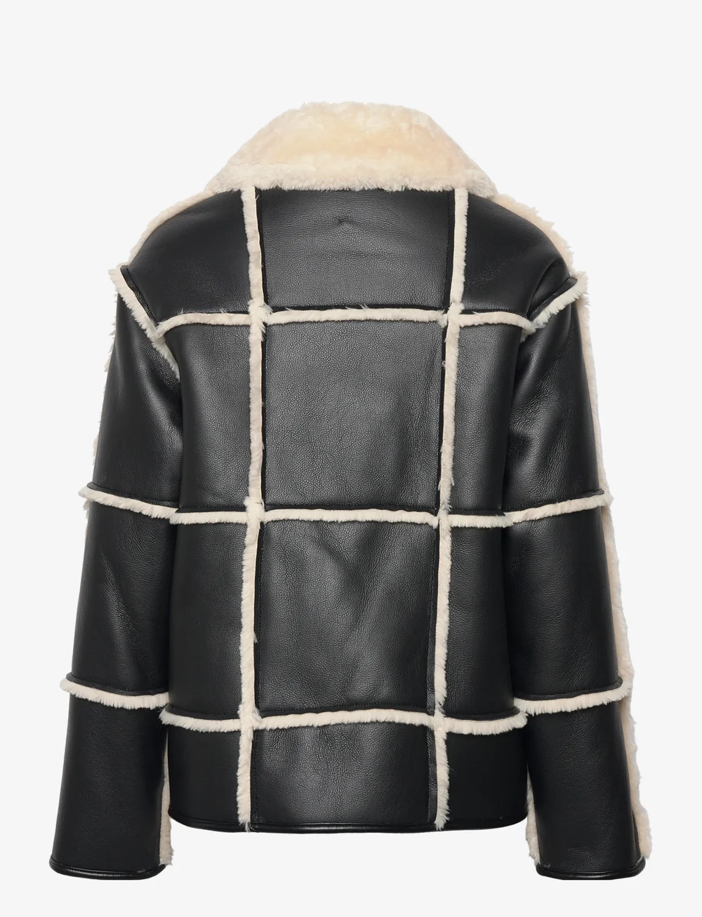 Stand Studio - Isabella Jacket - læderjakker - black/off white - 1