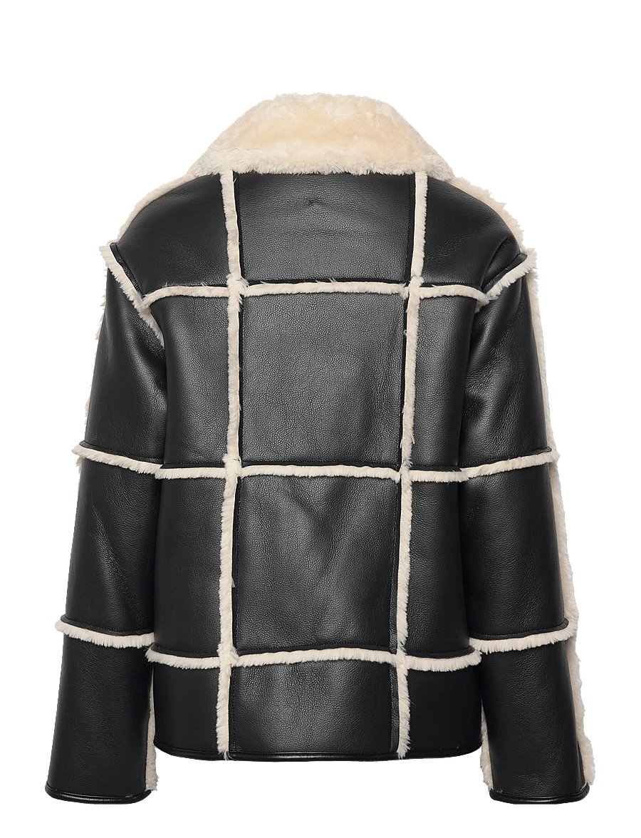 Stand Studio - Isabella Jacket - forårsjakker - black/off white - 1