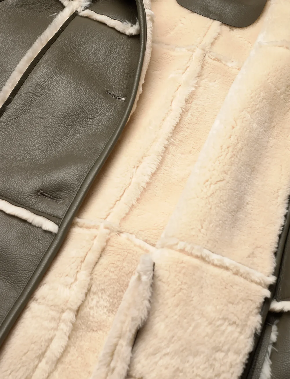 Stand Studio - Patty Coat - wollmäntel - dark taupe/off white - 4