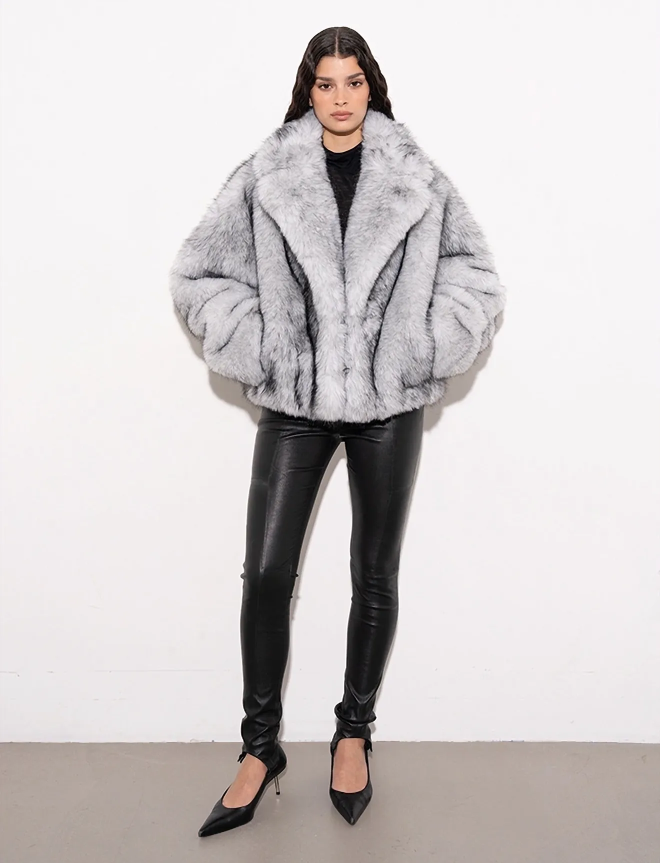 Stand Studio India Jacket - Uus - WHITE/BLACK / grey