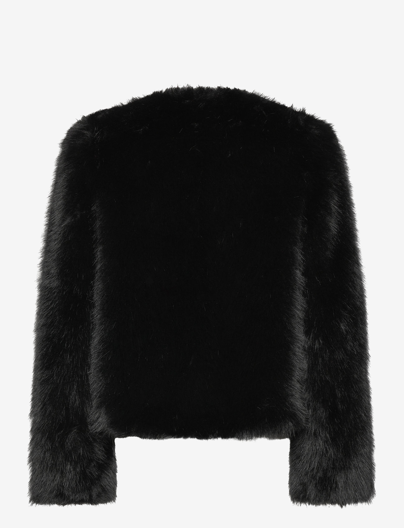 Stand Studio - Sadie Cropped Jacket - fake fur - black - 1