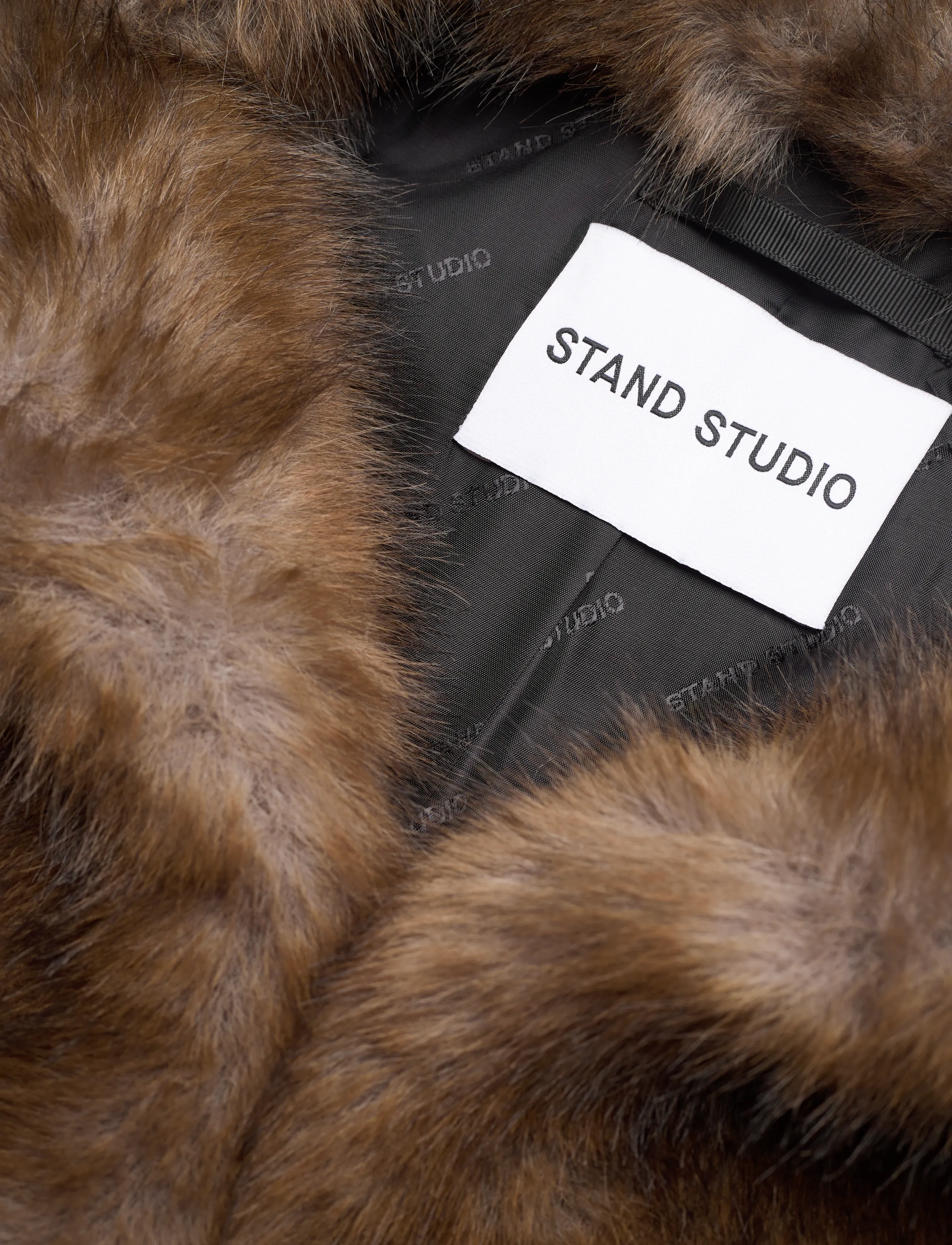 Stand Studio - Sadie Cropped Jacket - outerwear - natural brown - 3