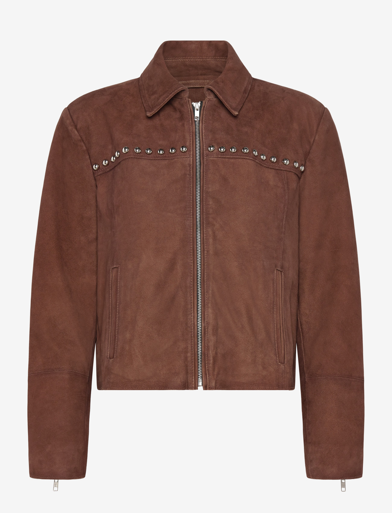 Stand Studio - Jenny Jacket - frühlingsjacken - worn brown - 1
