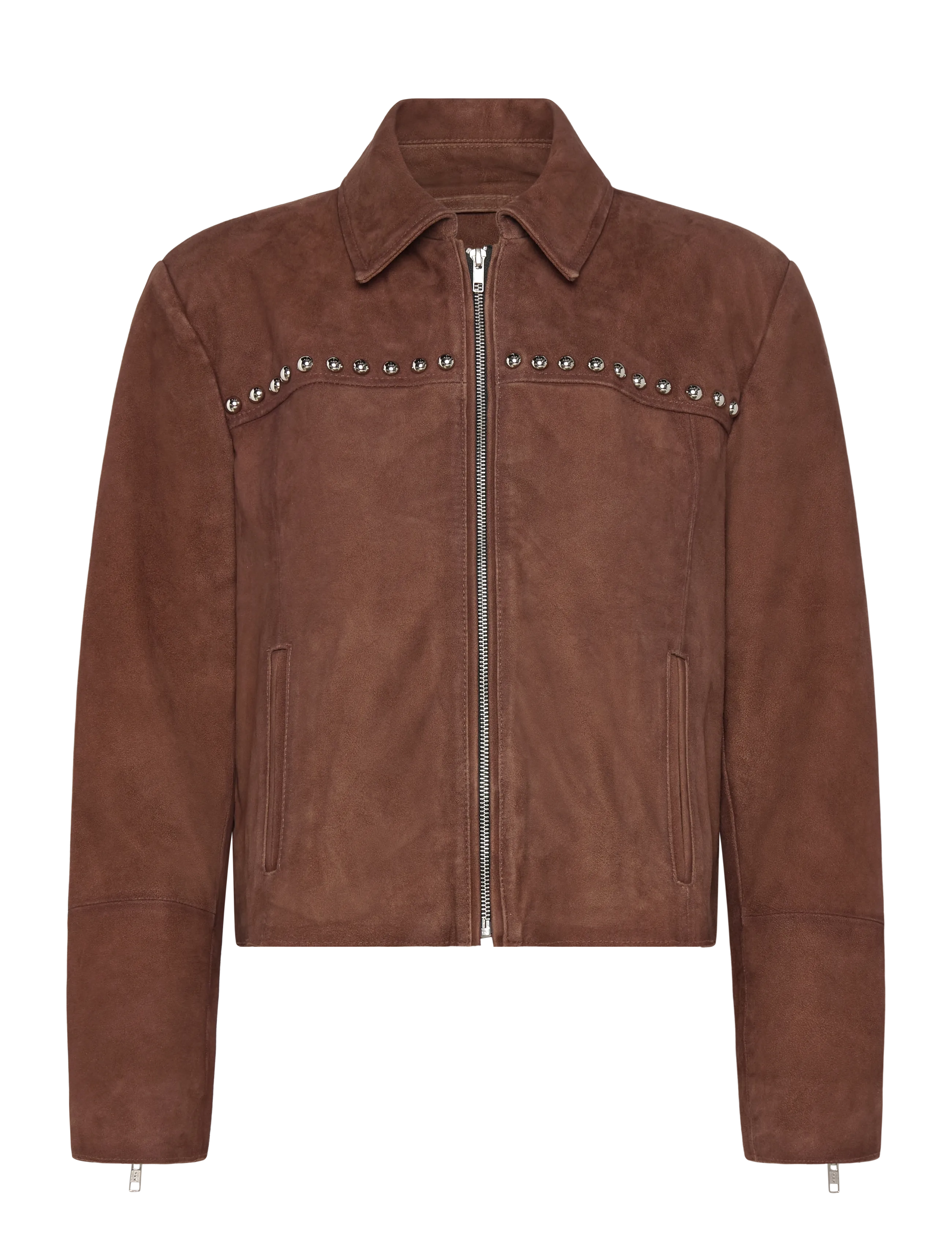 Stand Studio Jenny Jacket - Söfn - WORN BROWN / brown
