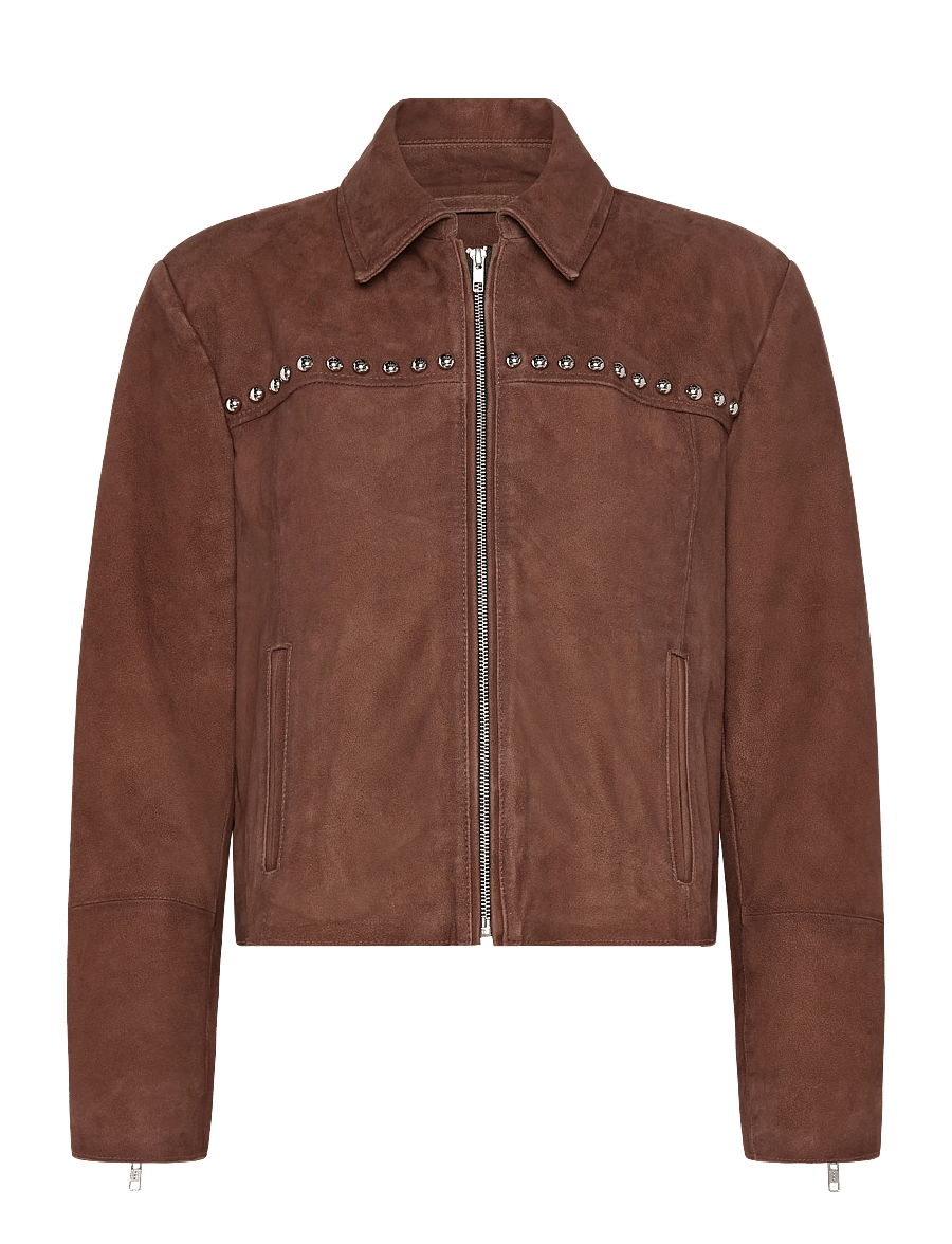 Stand Studio - Jenny Jacket - striukės ir švarkeliai - worn brown - 1