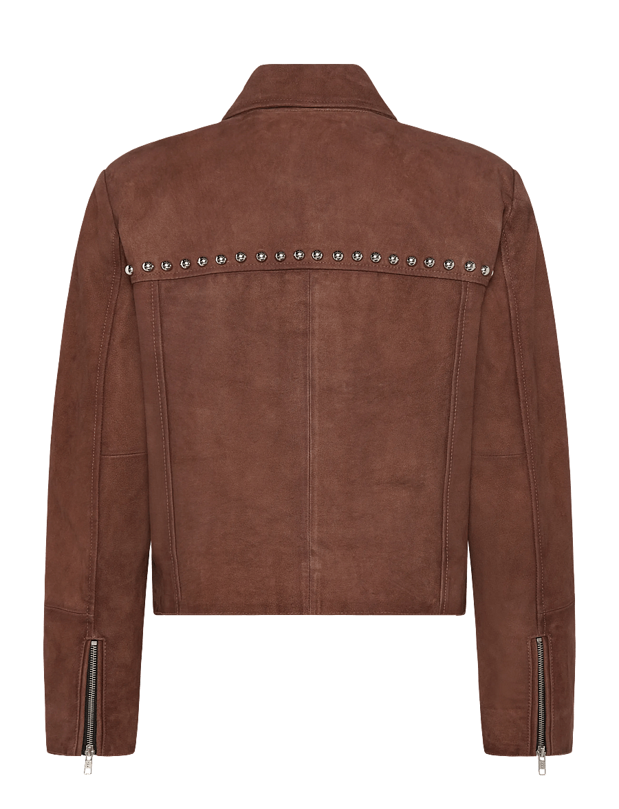 Stand Studio - Jenny Jacket - striukės ir švarkeliai - worn brown - 2
