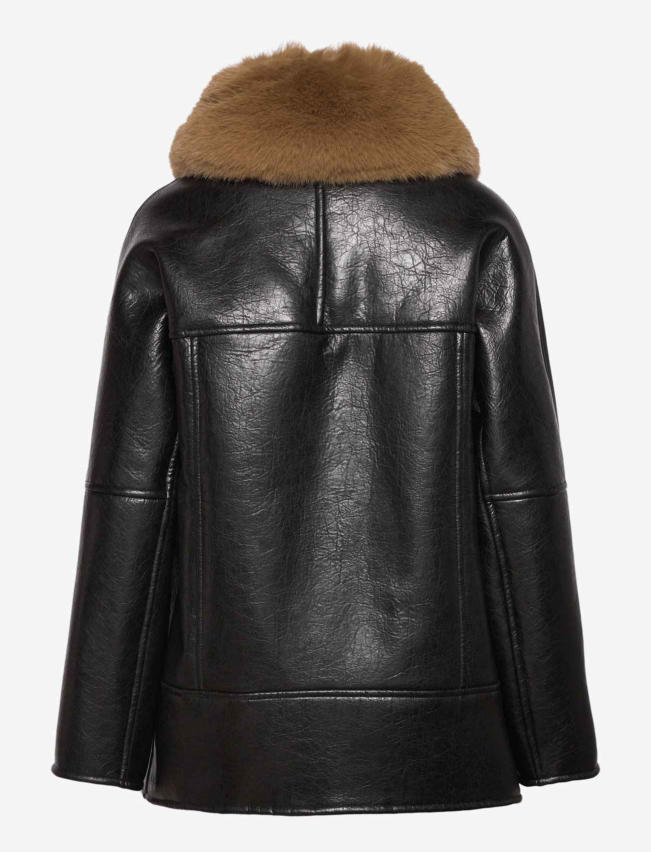 Stand Studio - Kiti Coat - villased mantlid - black - 1