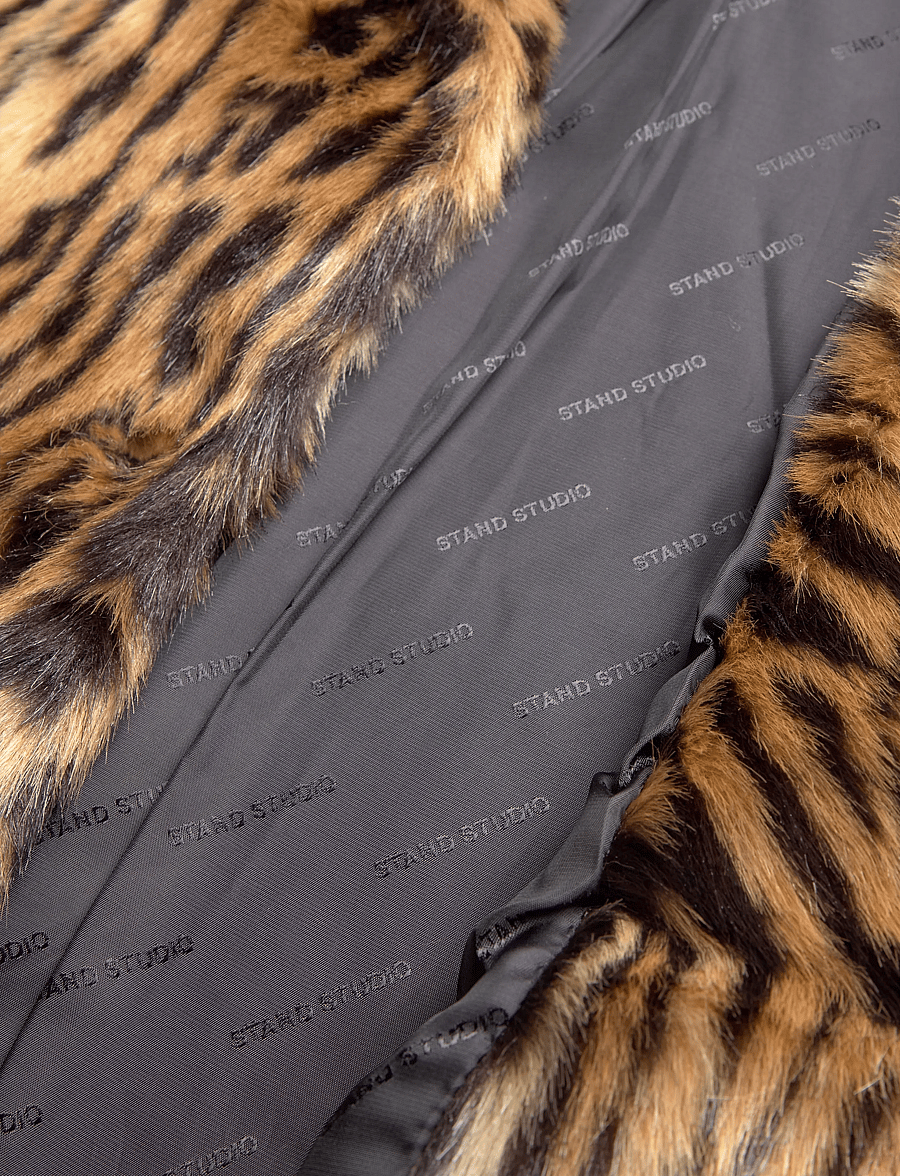 Stand Studio - Emmie Fur Blazer - einreihige blazer - leo - 4
