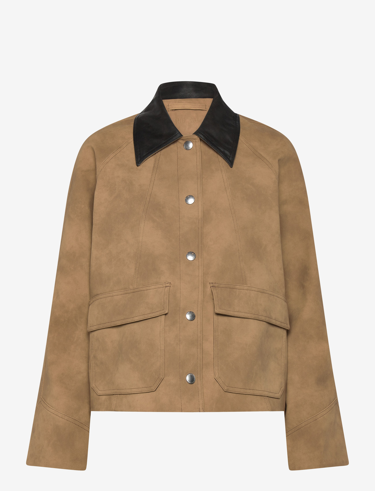 Stand Studio - Wilhelmina Jacket - vårjackor - dark sand - 1