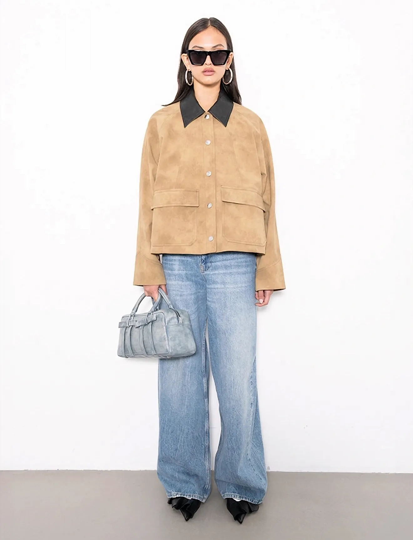 Stand Studio Wilhelmina Jacket - Nyheter - DARK SAND / brown