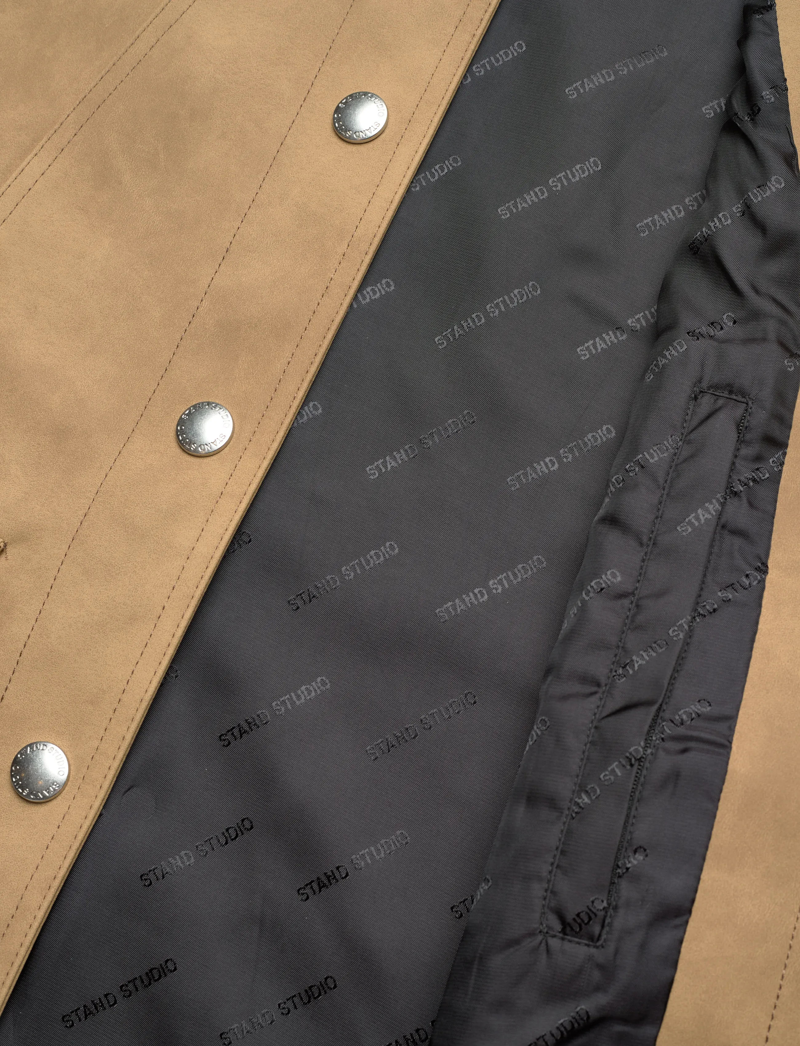 Stand Studio - Wilhelmina Jacket - lette jakker - dark sand - 5