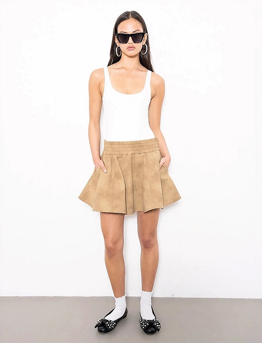 Stand Studio - Zofi Skirt - miniseelikud - dark sand - 0