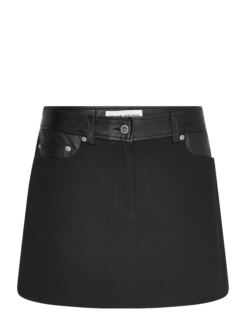 Stand Studio - Beatrice Skirt - miniseelikud - black - 1