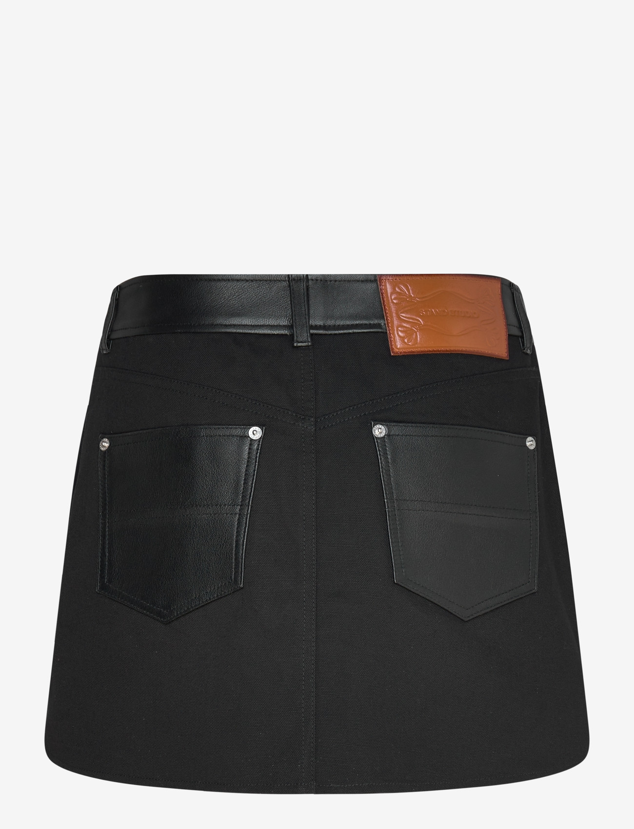 Stand Studio - Beatrice Skirt - miniseelikud - black - 2