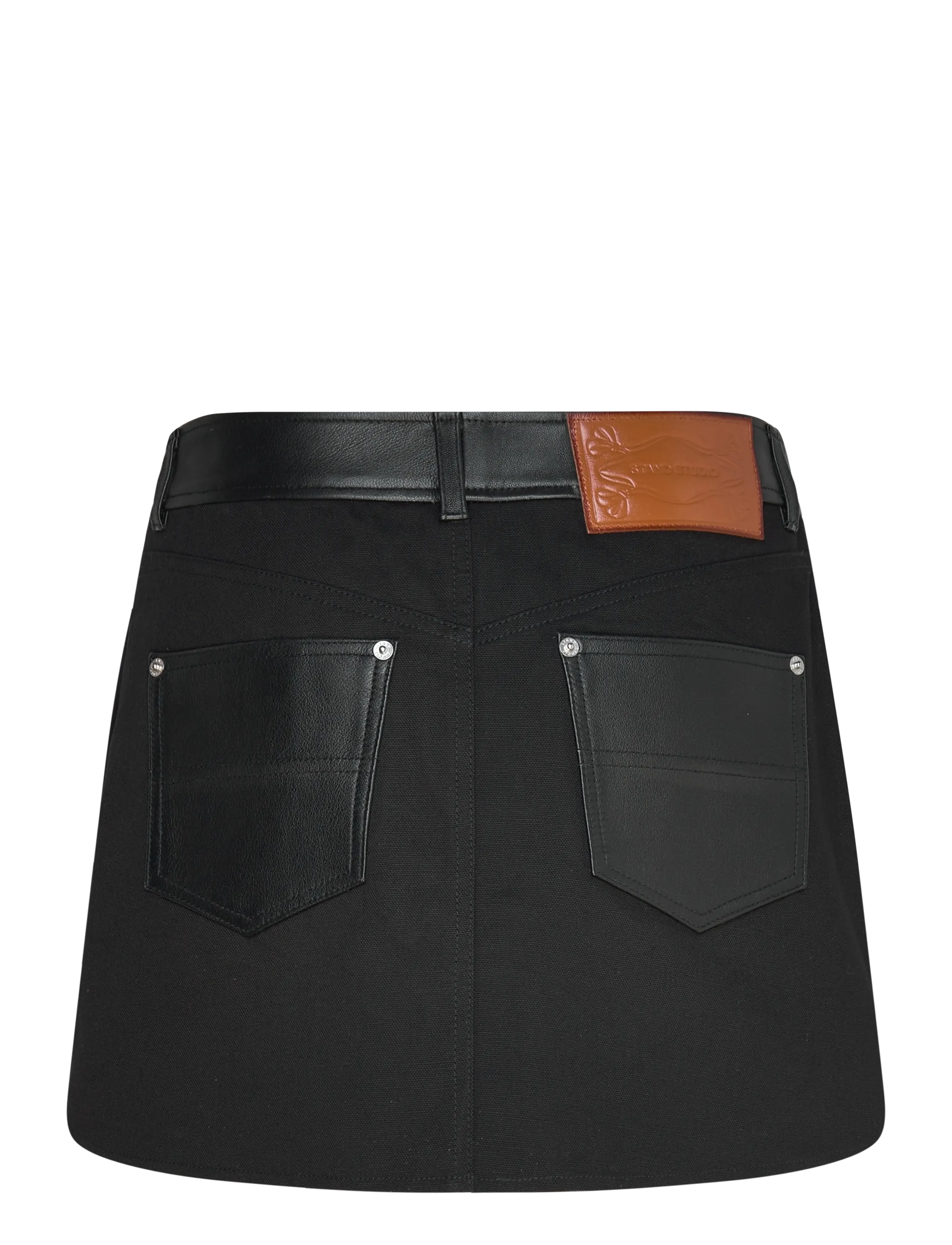 Stand Studio - Beatrice Skirt - short skirts - black - 2