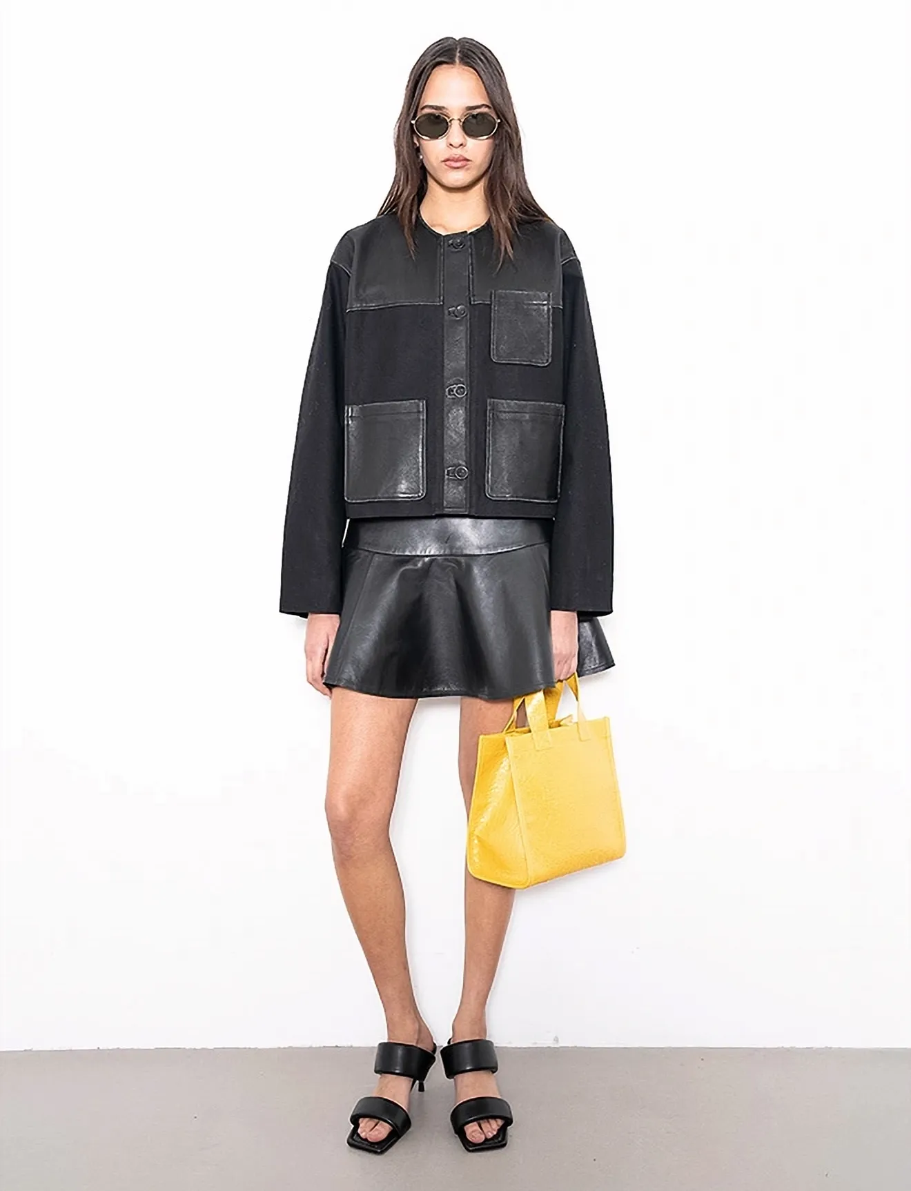 Stand Studio Cleo Jacket - Nyheter - BLACK / black