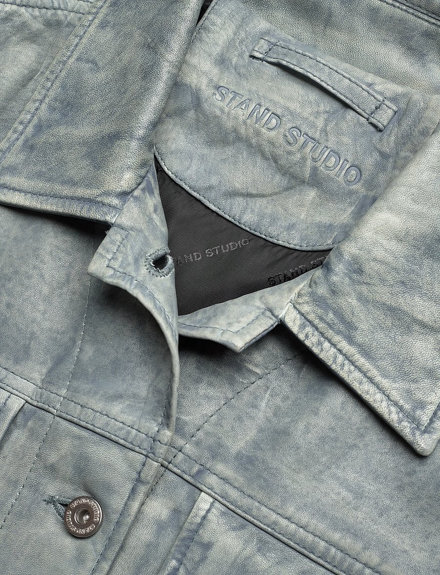 Stand Studio - Disa Jacket - skinnjackor - denim blue - 3