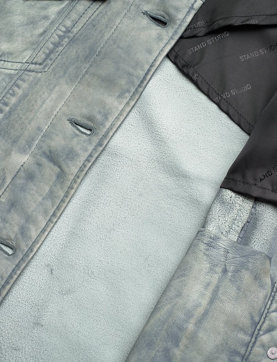 Stand Studio - Disa Jacket - skinnjackor - denim blue - 5