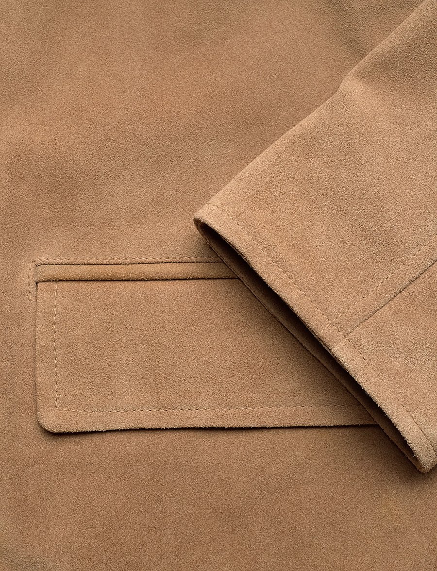 Stand Studio - Jude Jacket - lederjacken - dark sand - 4