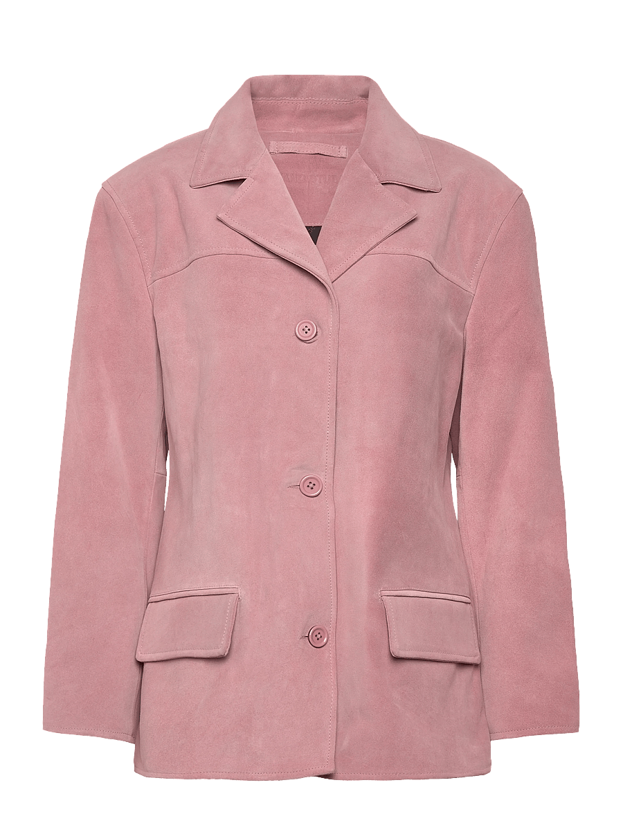 Stand Studio - Jude Jacket - leather jackets - worn dusty rose - 1