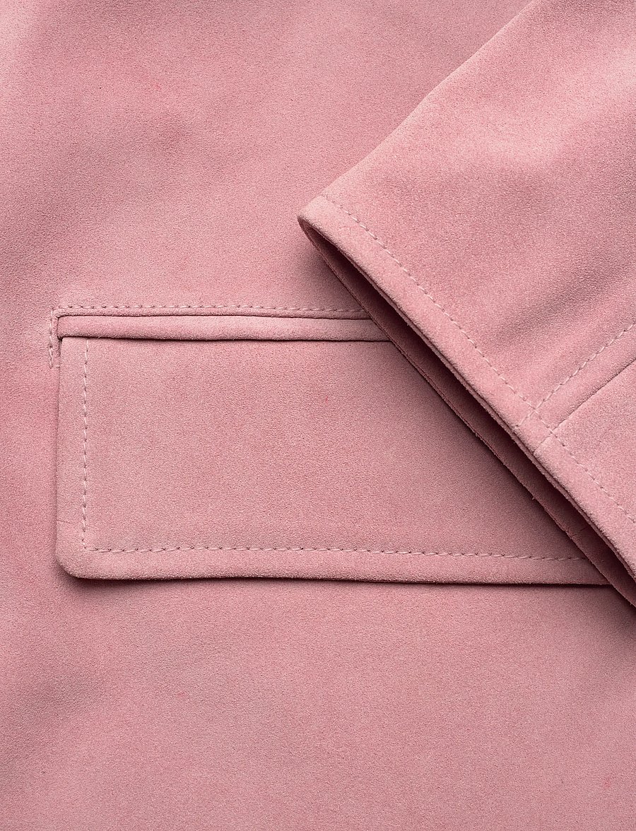 Stand Studio - Jude Jacket - leather jackets - worn dusty rose - 4