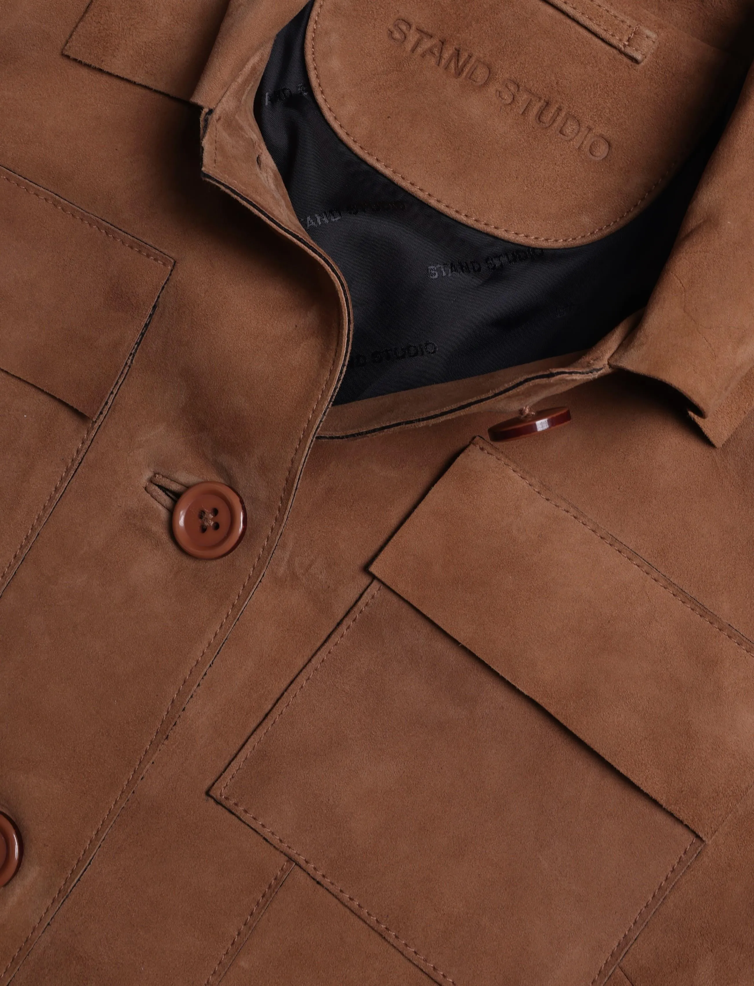 Stand Studio - Kierra Jacket - herbstjacken - caramel - 2