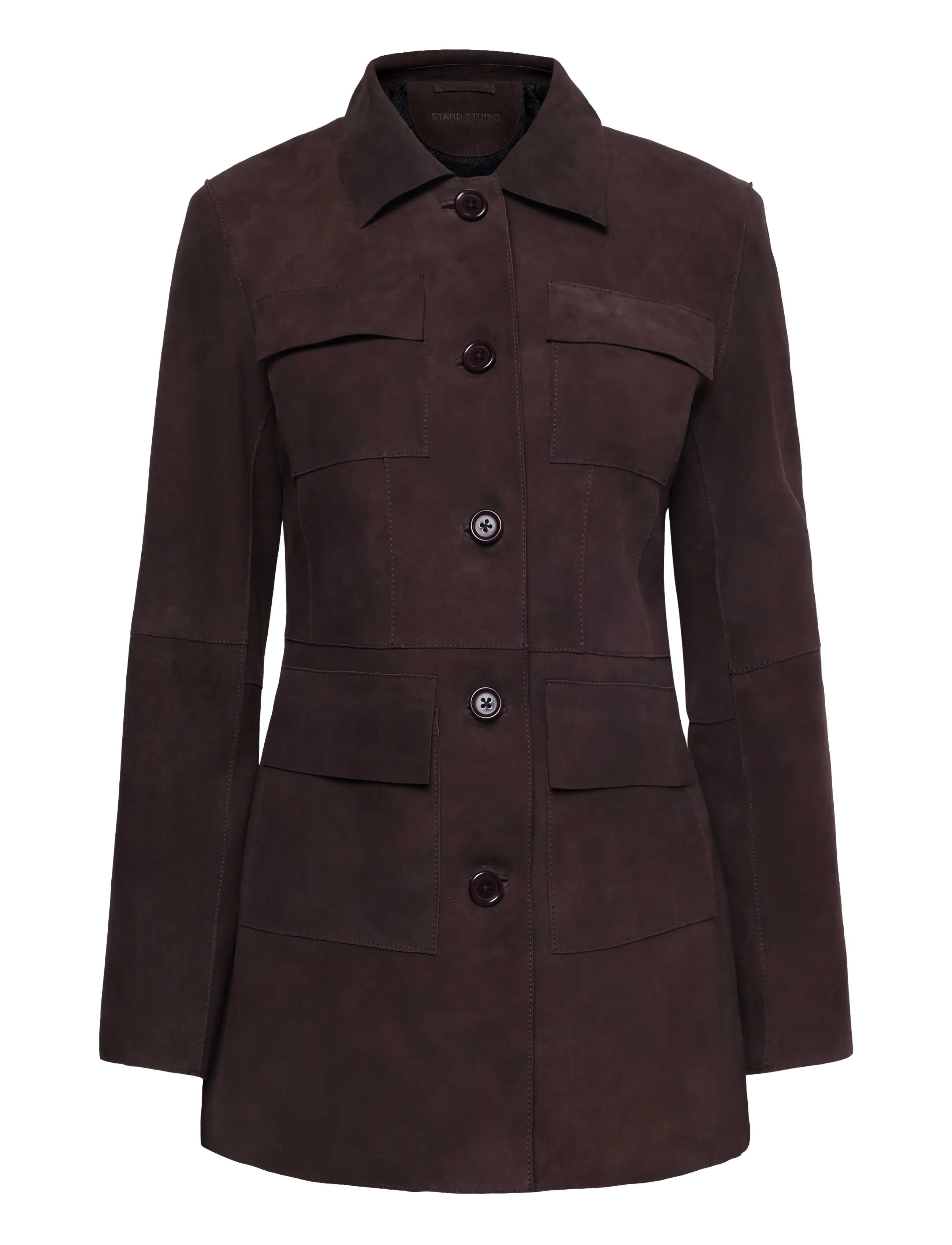 Stand Studio Kierra Jacket - Jacken & Mäntel - DARK CACAO / brown