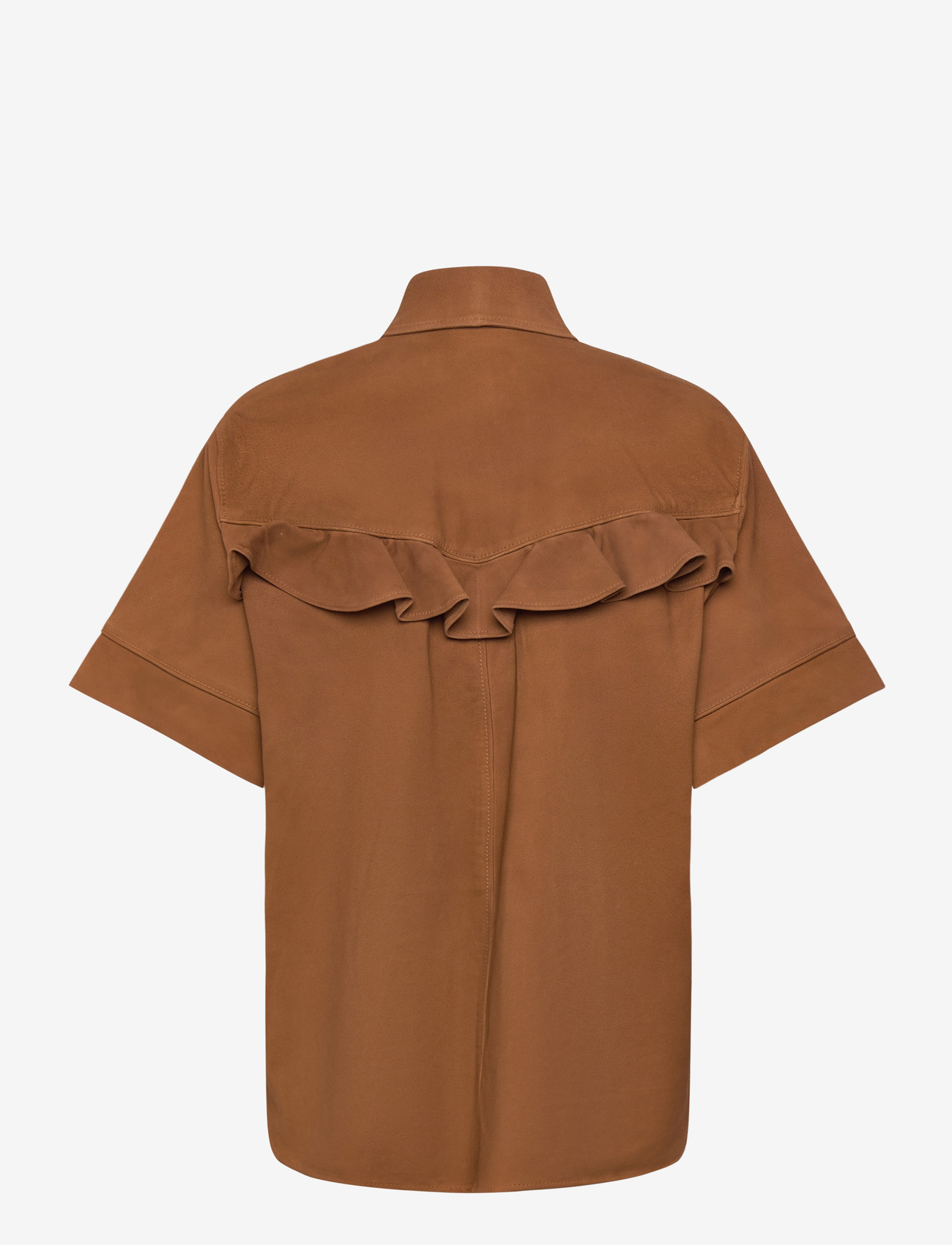Stand Studio - Shannon Shirt - kortærmede skjorter - worn tan - 2