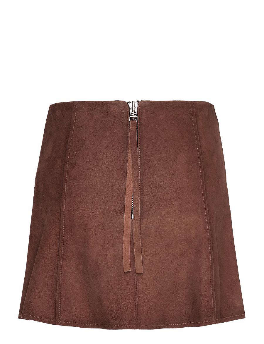 Stand Studio - Liva Skirt - mode trends - worn brown - 2