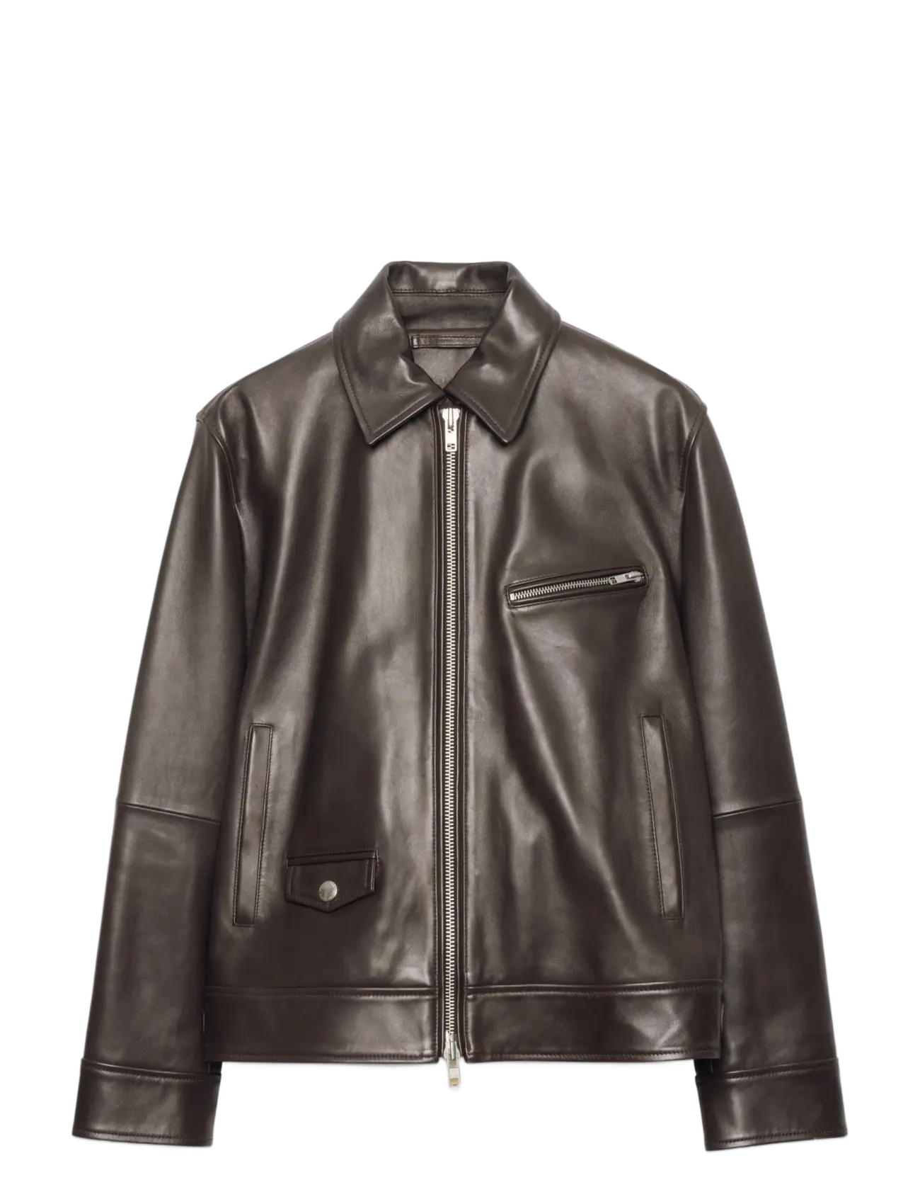 Stand Studio Veda Biker Jacket - Fashion Trends - DARK CACAO / brown