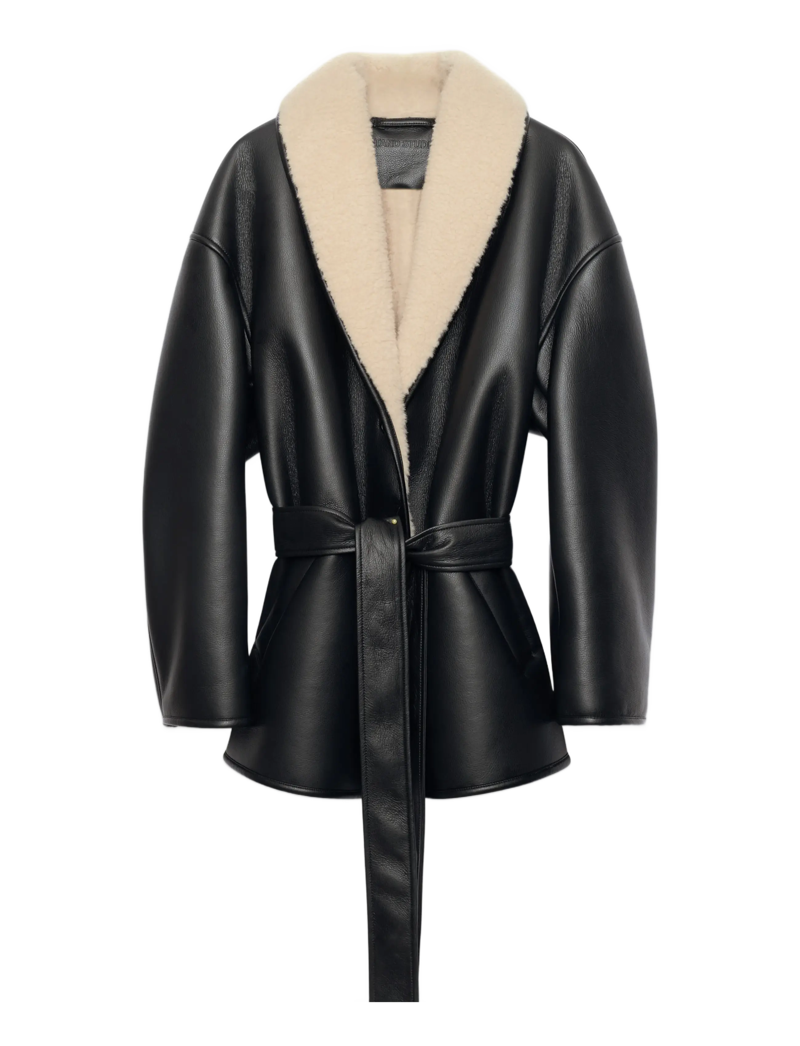 Stand Studio Kathi Jacket - Jackor - BLACK/BEIGE / black