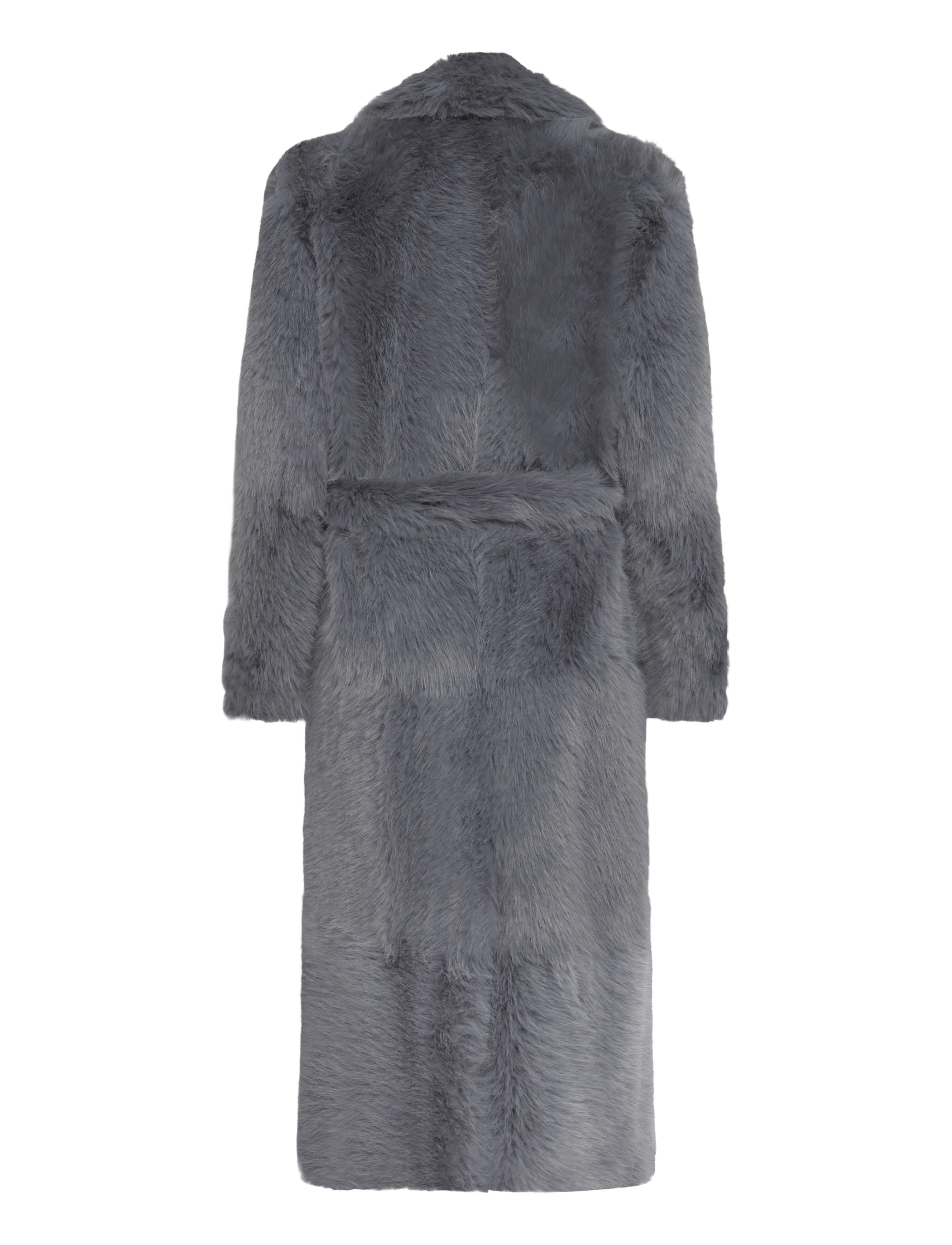 Stand Studio - Hana Coat - fuskpäls - dove blue - 1