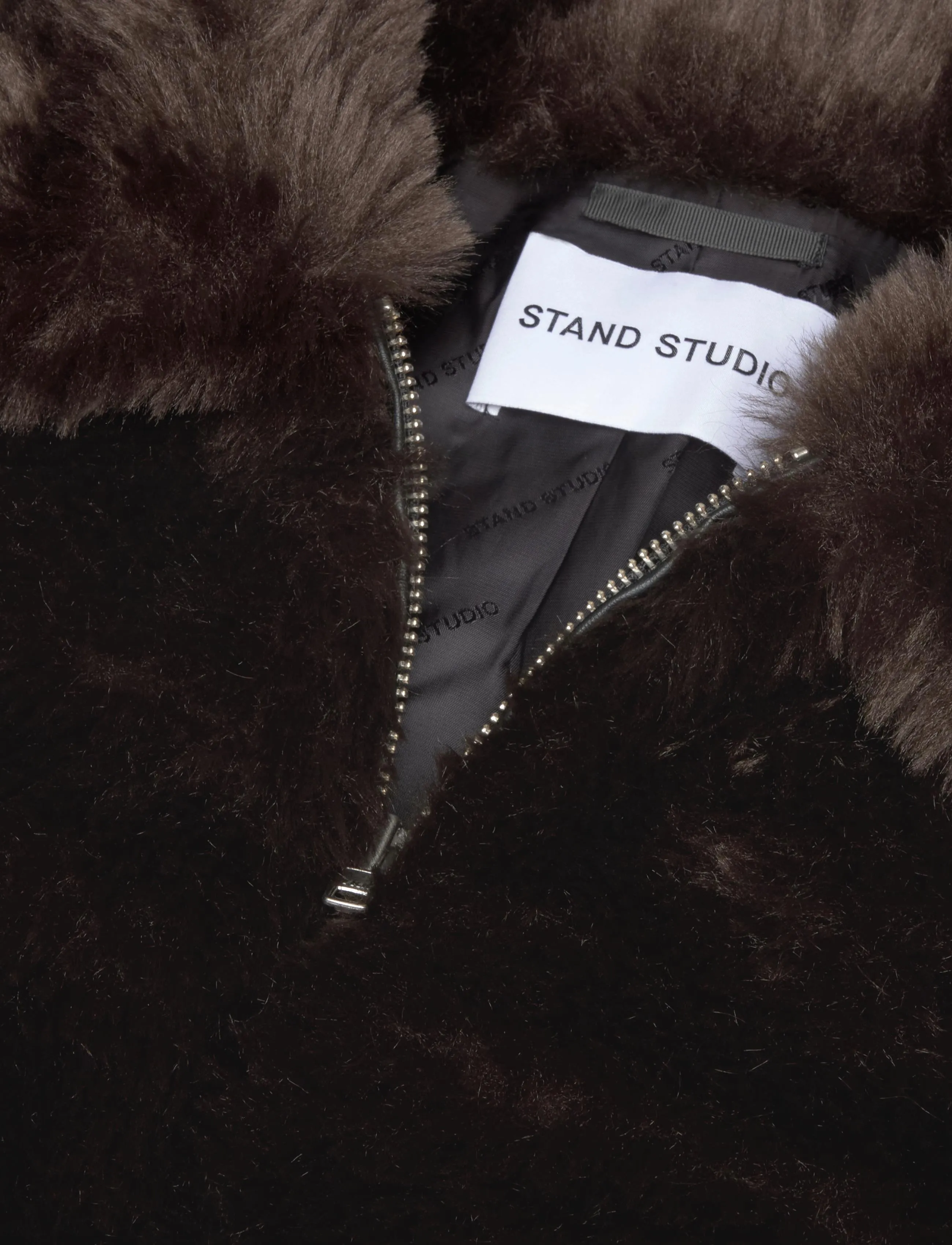 Stand Studio - Aya Jacket - outerwear - dark brown - 2